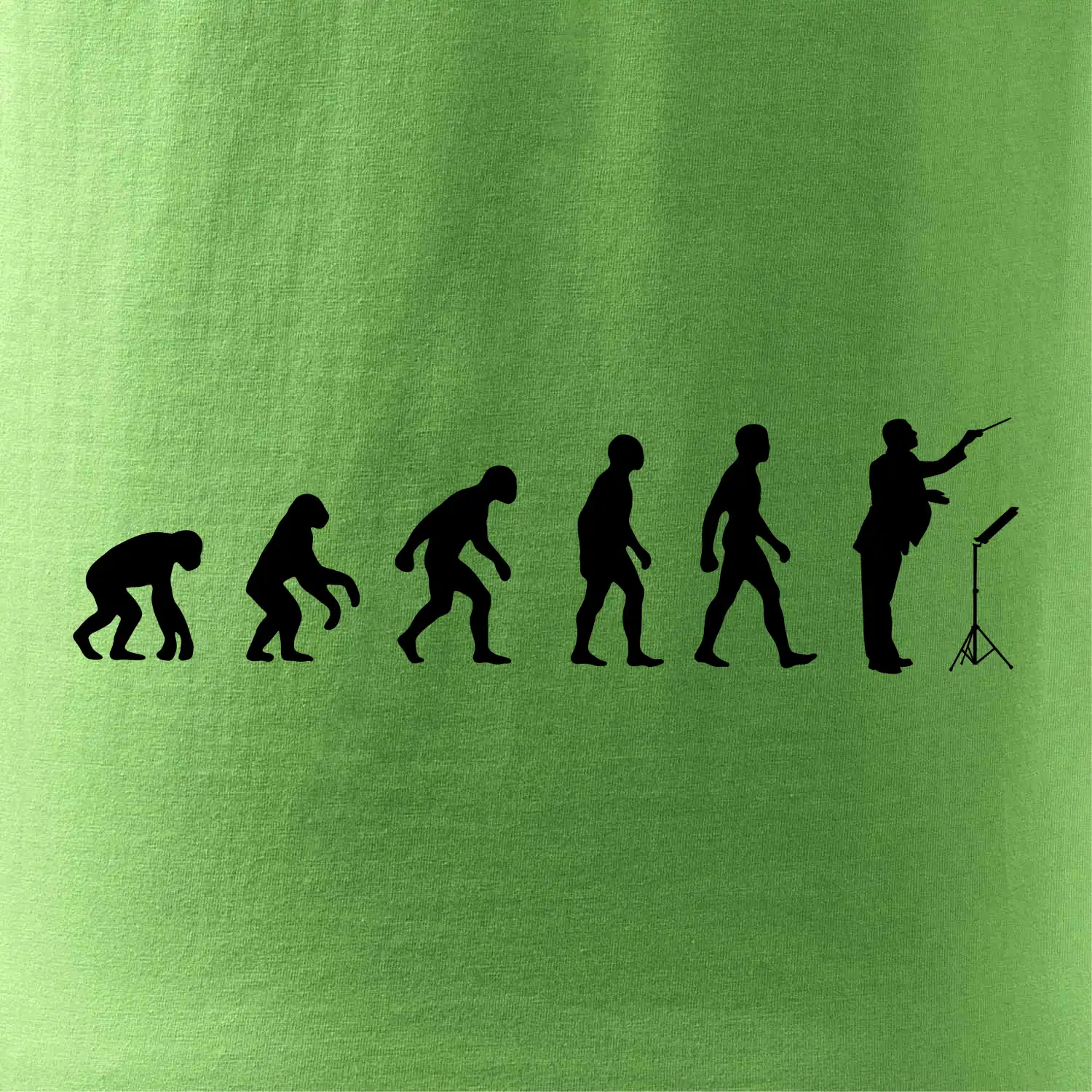 Evoluce sbormistr z boku