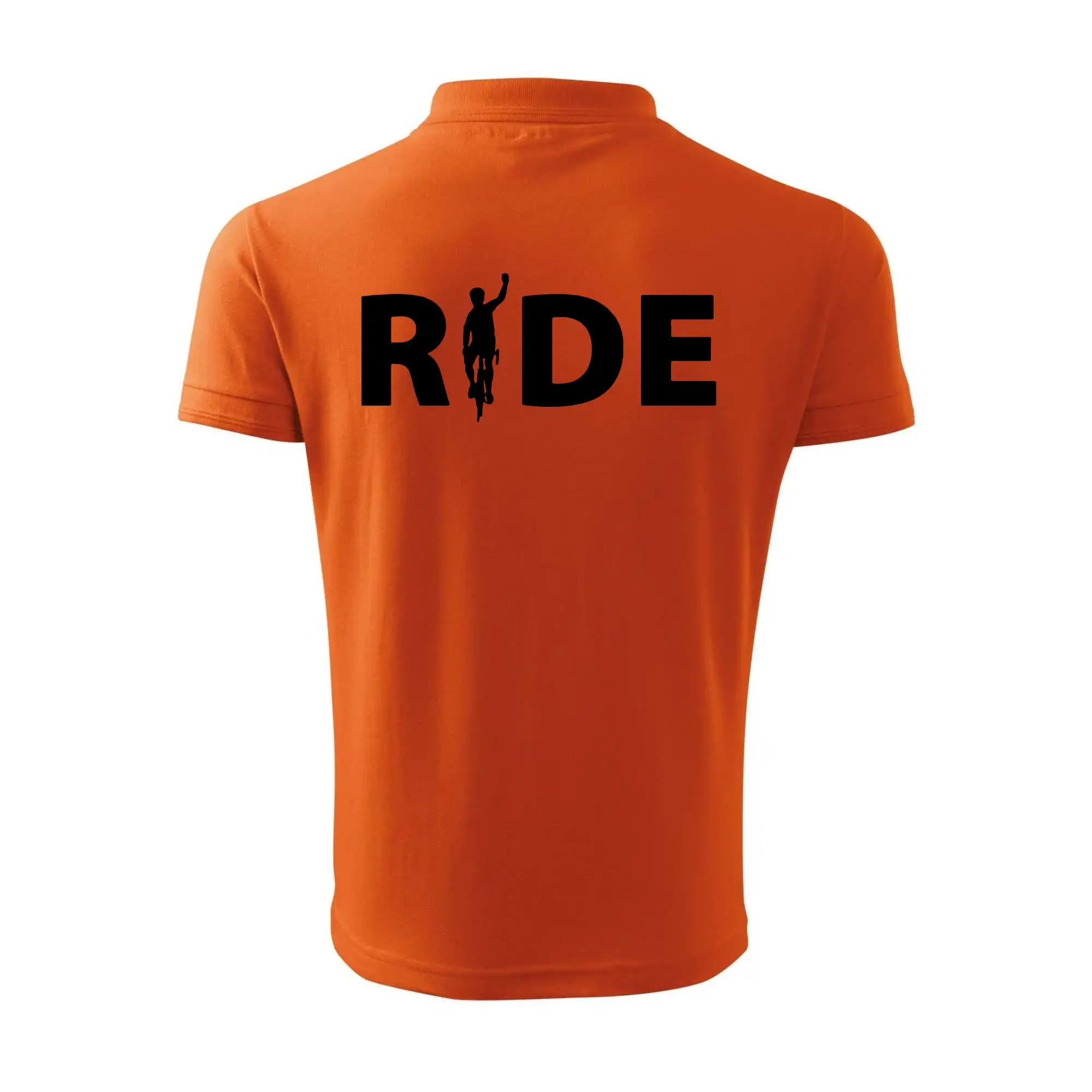 Ride - nápis s cyklistou
