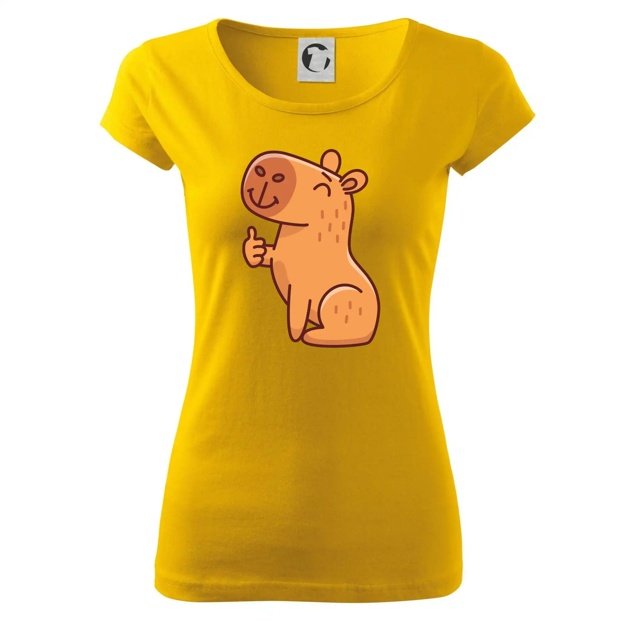 Kapybara s palcem nahoru