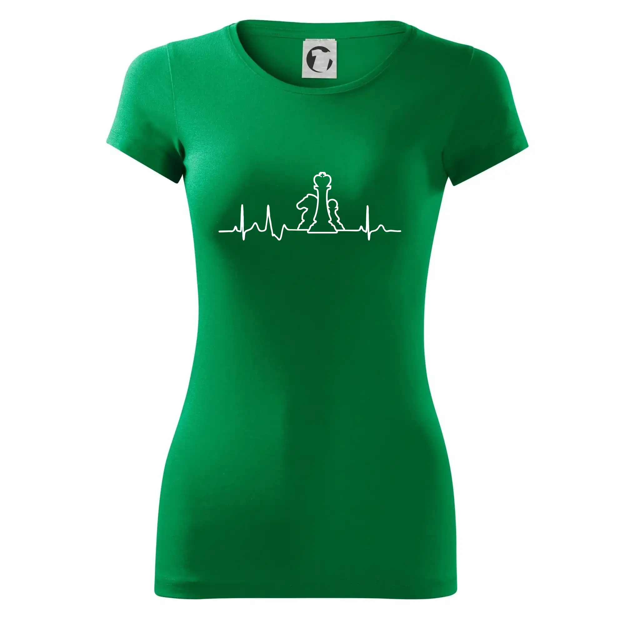 Tričká pre hráčov - EKG šach - Dámske tričko Glance - Priliehavejší strih