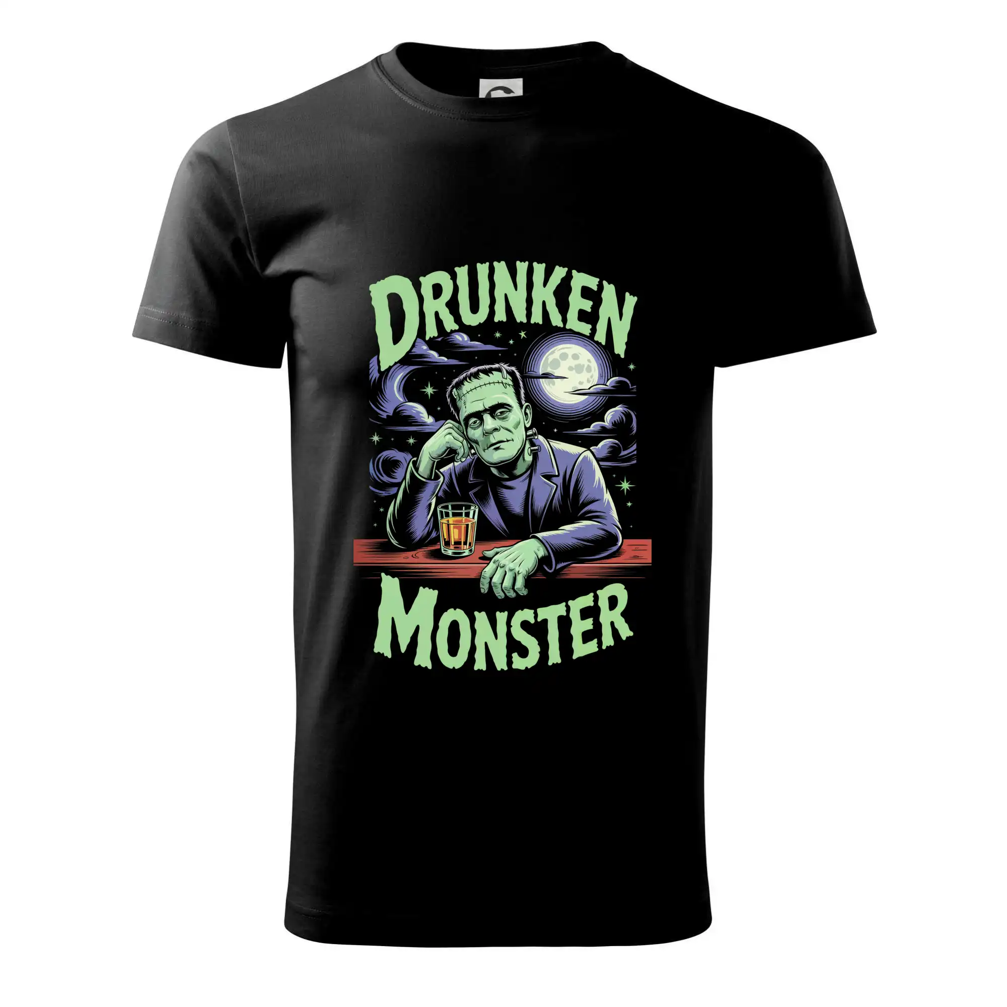 Vtipná tričká s motívmi pitie - ostatné - Drunken Monster - Klasické pánske tričko vyššej gramáže