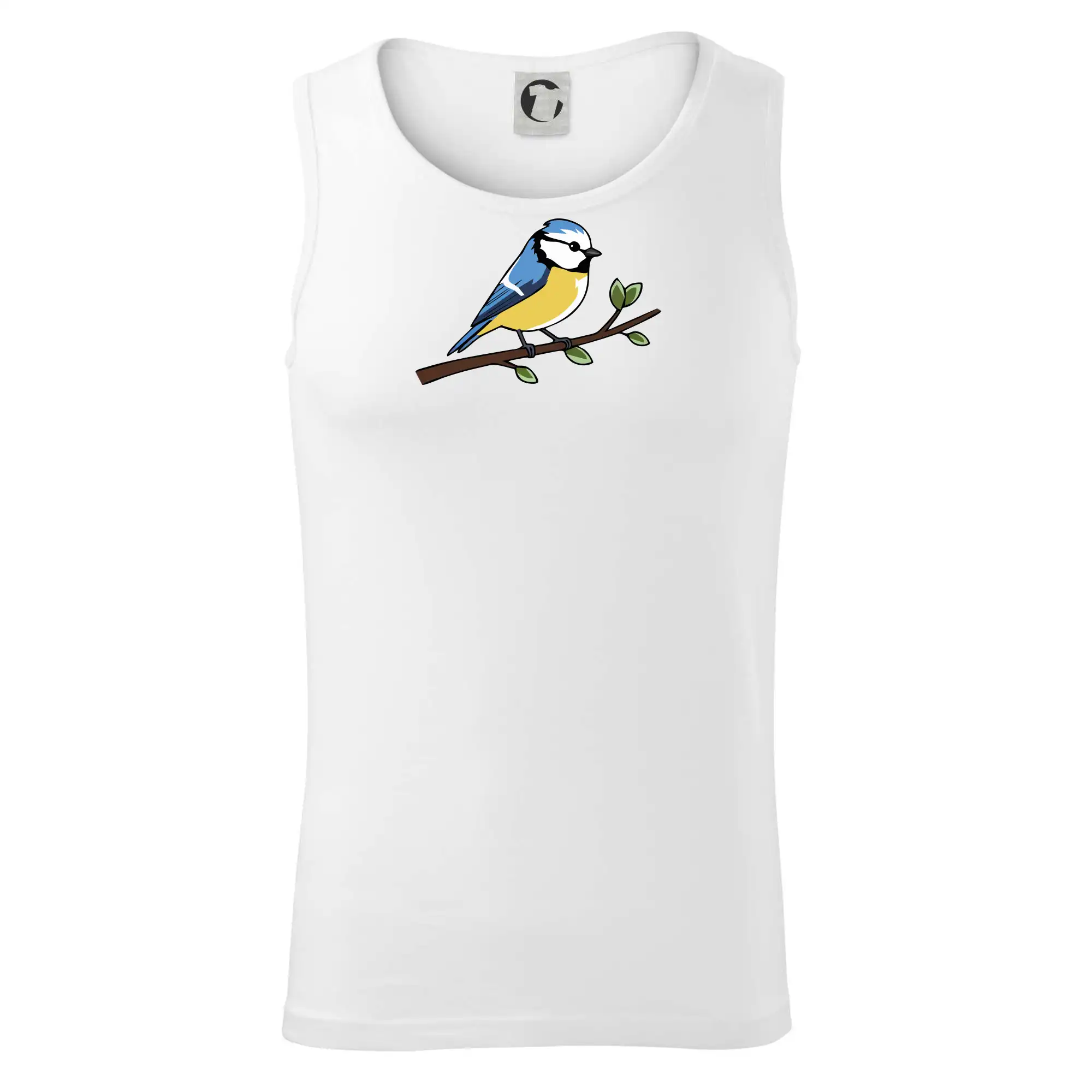 Sýkorka modřinka na větvi