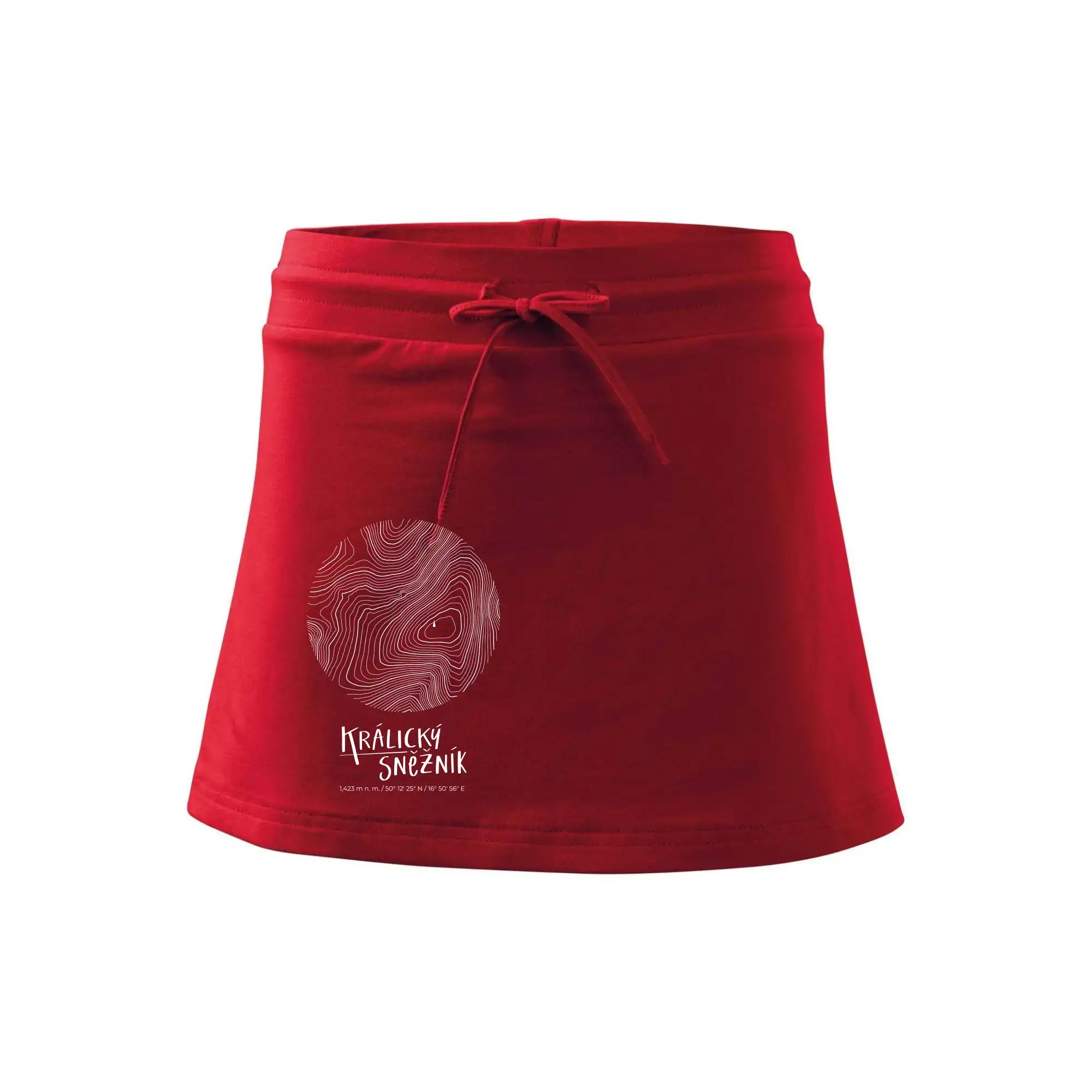 Králický Sněžník - vrstevnice v kruhu