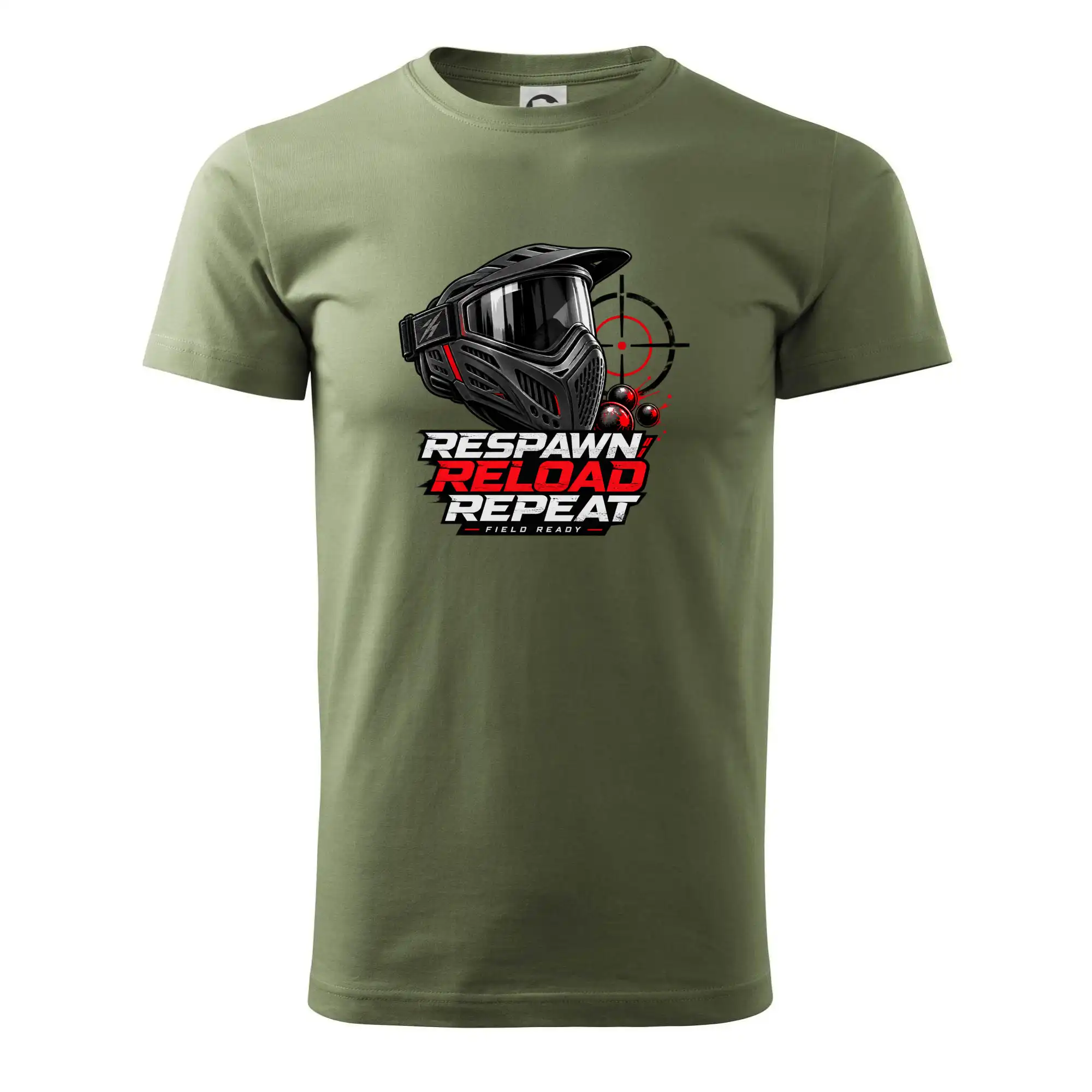 Paintballová maska respawn reload repeat