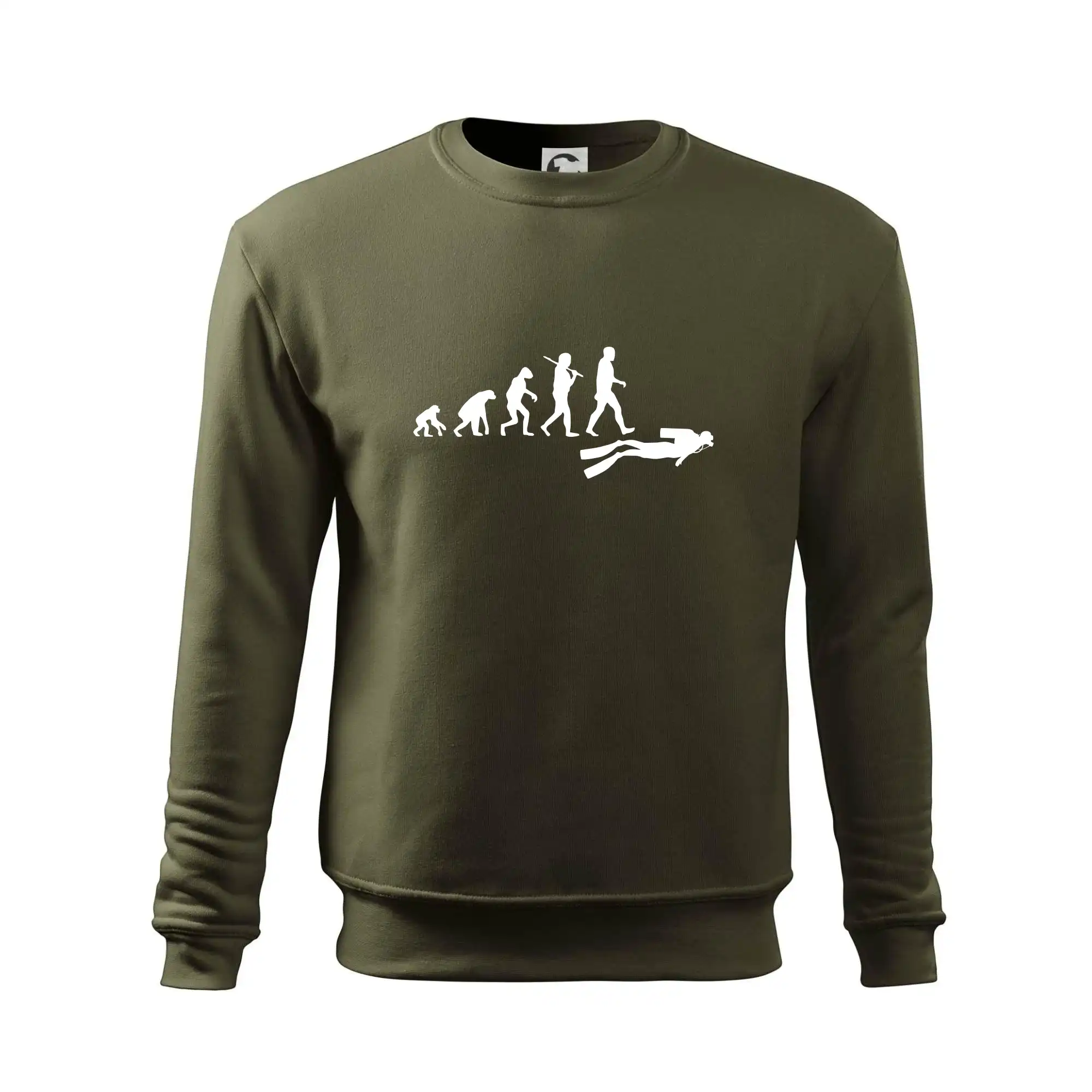 Potápačské tričká - Evolúcia potápanie - Mikina Essential detská