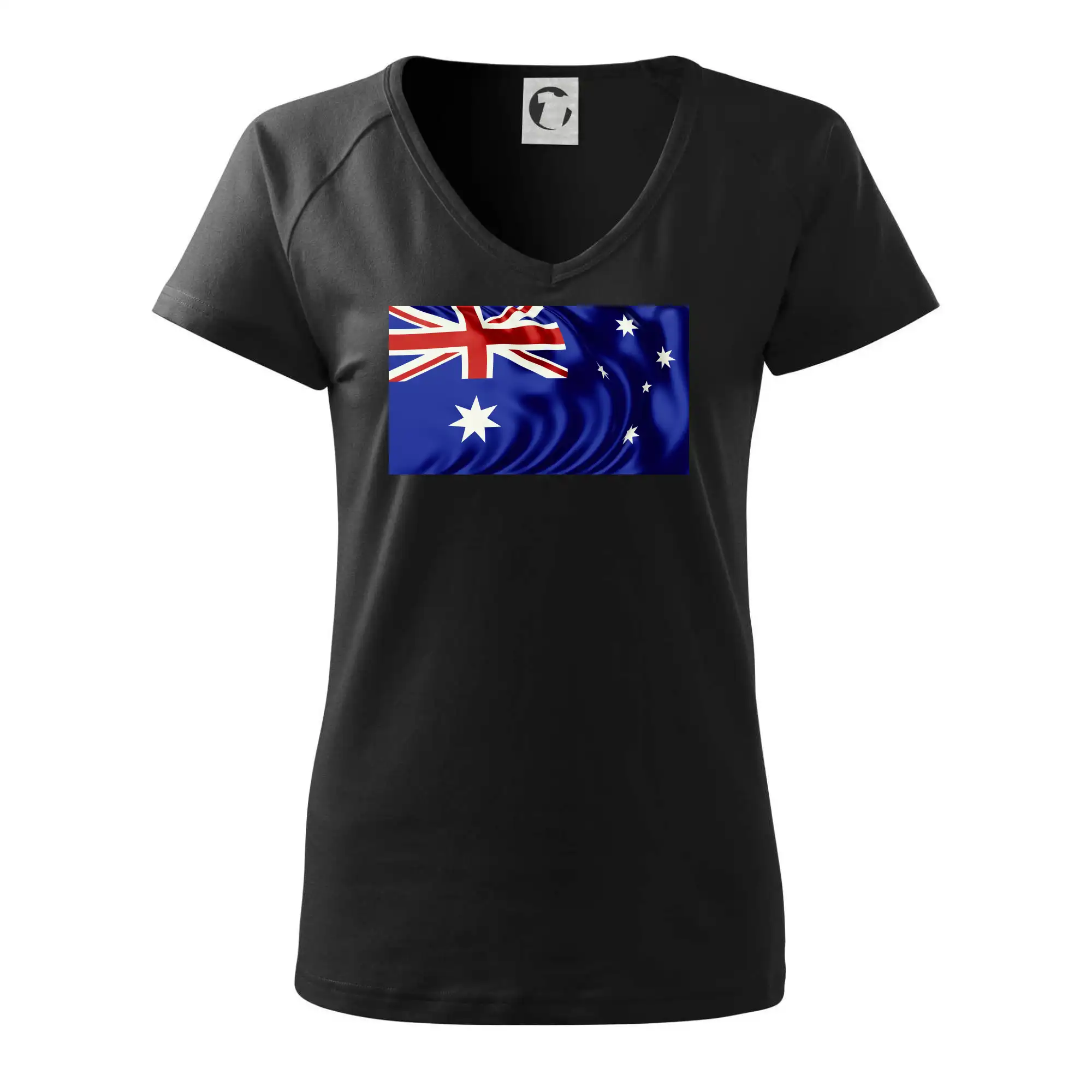 Austrálie vlajka vlající obdélník