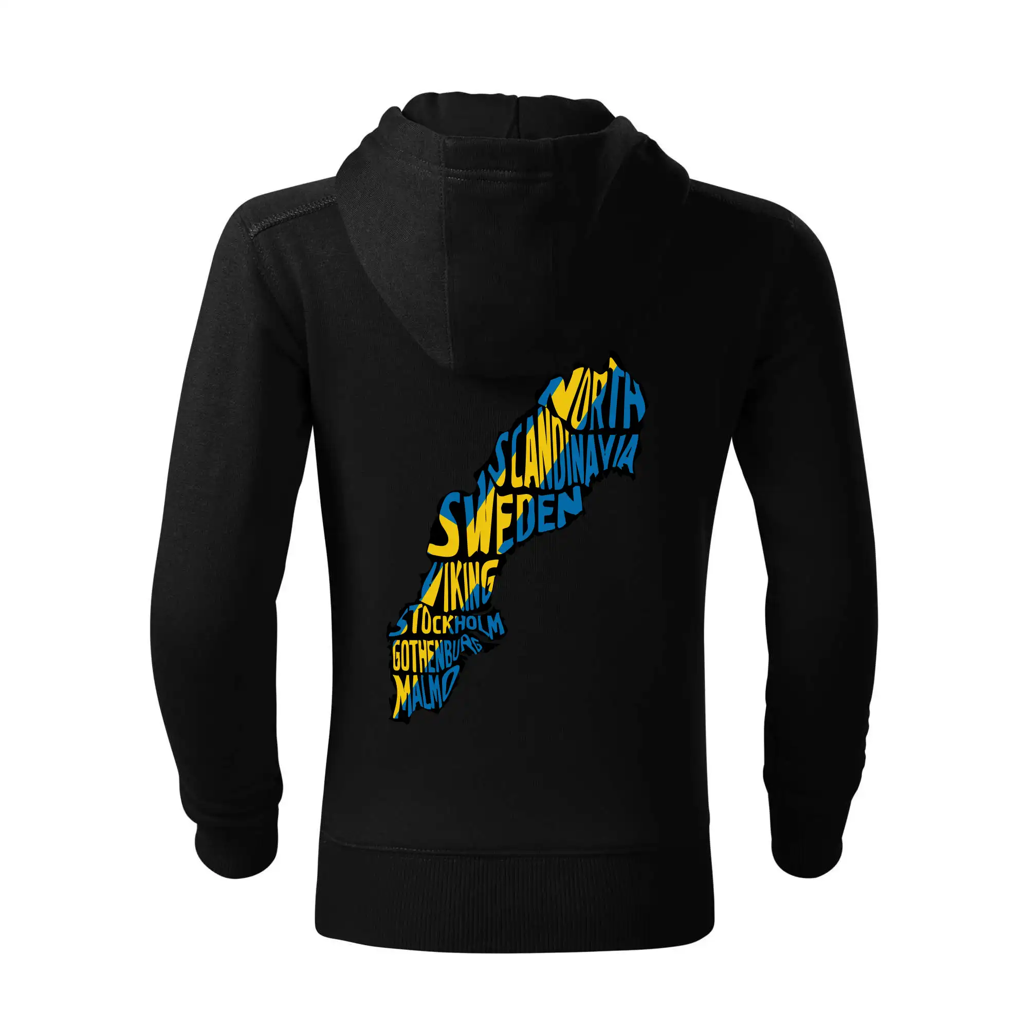 Mapy - názvy měst - Švédsko