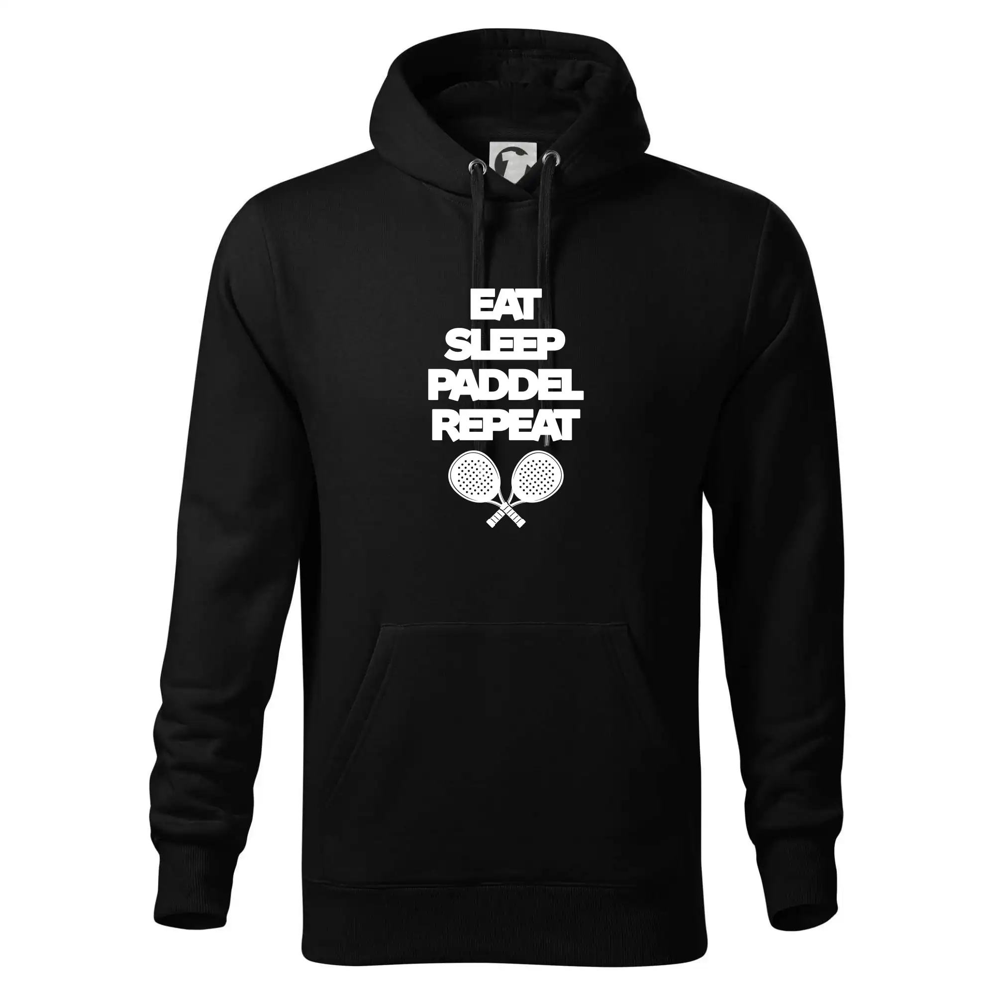 Eat sleep paddel repeat pod sebou