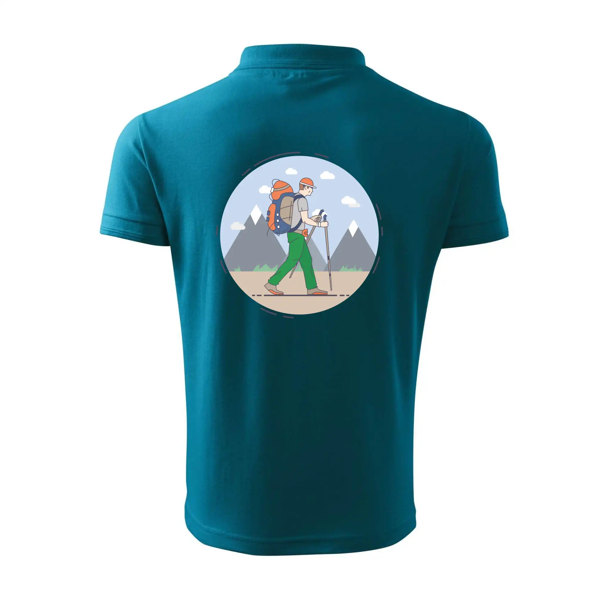 Barevný párový motiv na hory