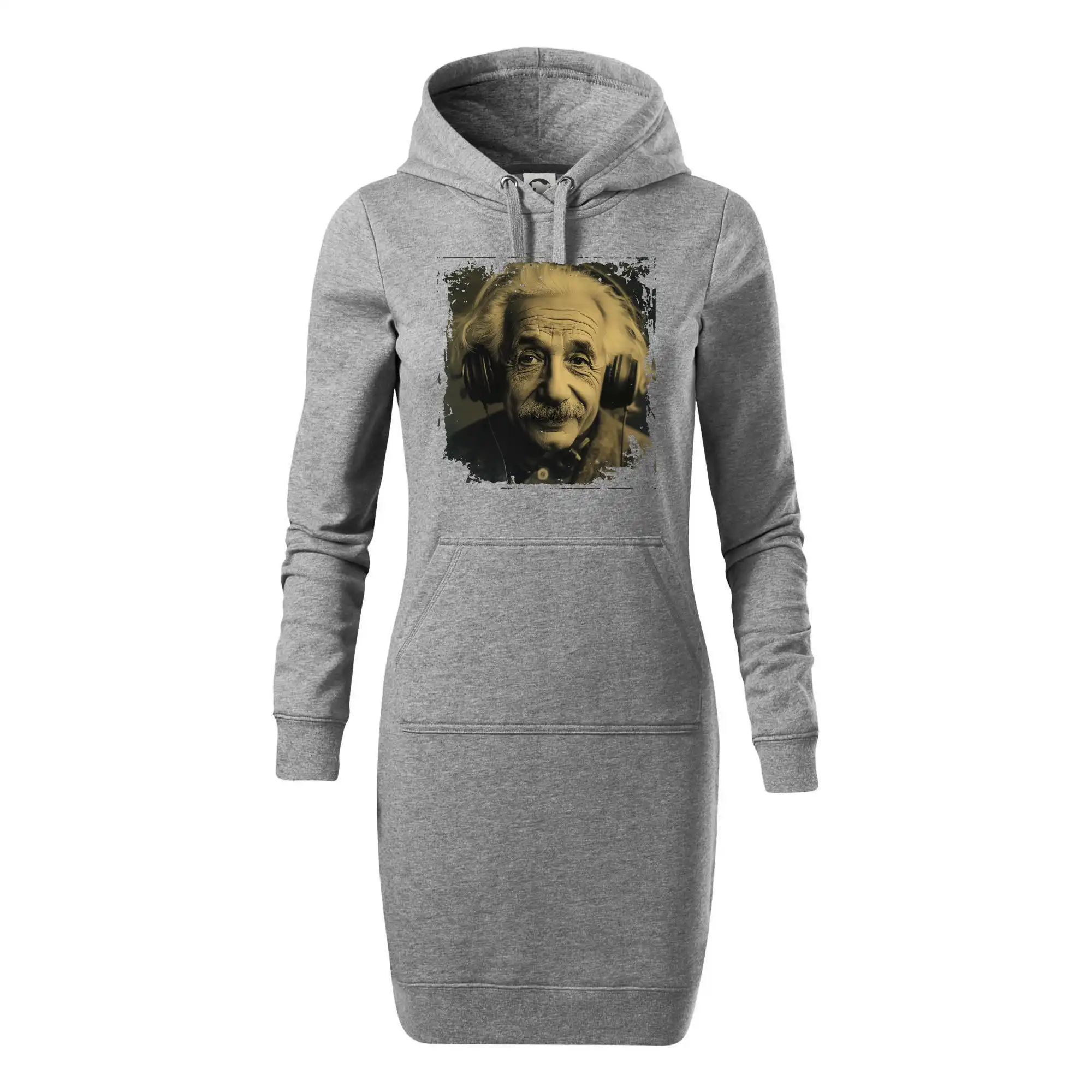 Albert se sluchátky