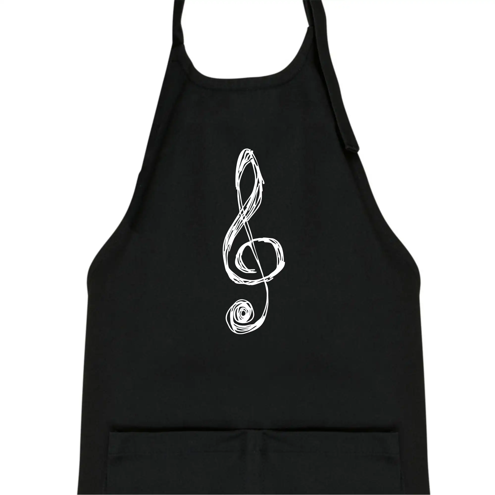 Houslový klíč kreslený