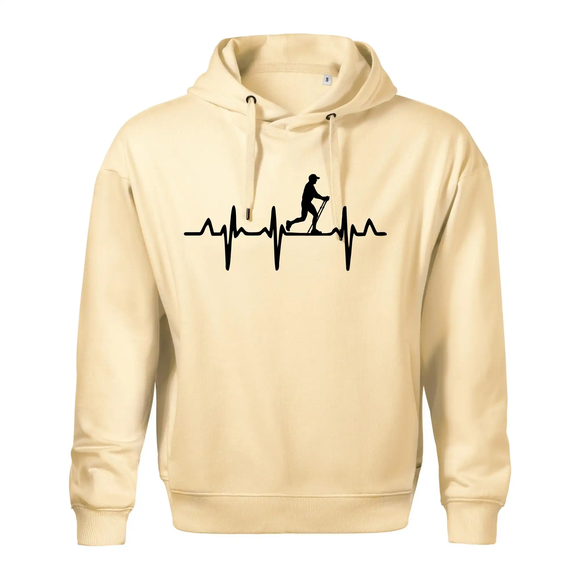 Ostatné športy - EKG nordic walking muž - Oversized mikina pánska Moon - kratšia + širšia