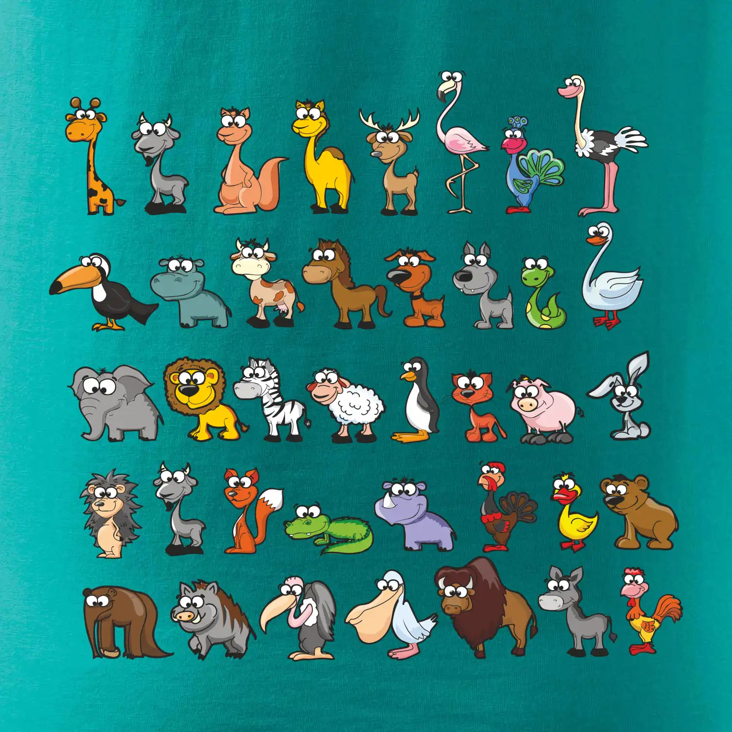 Triko plné zvířátek