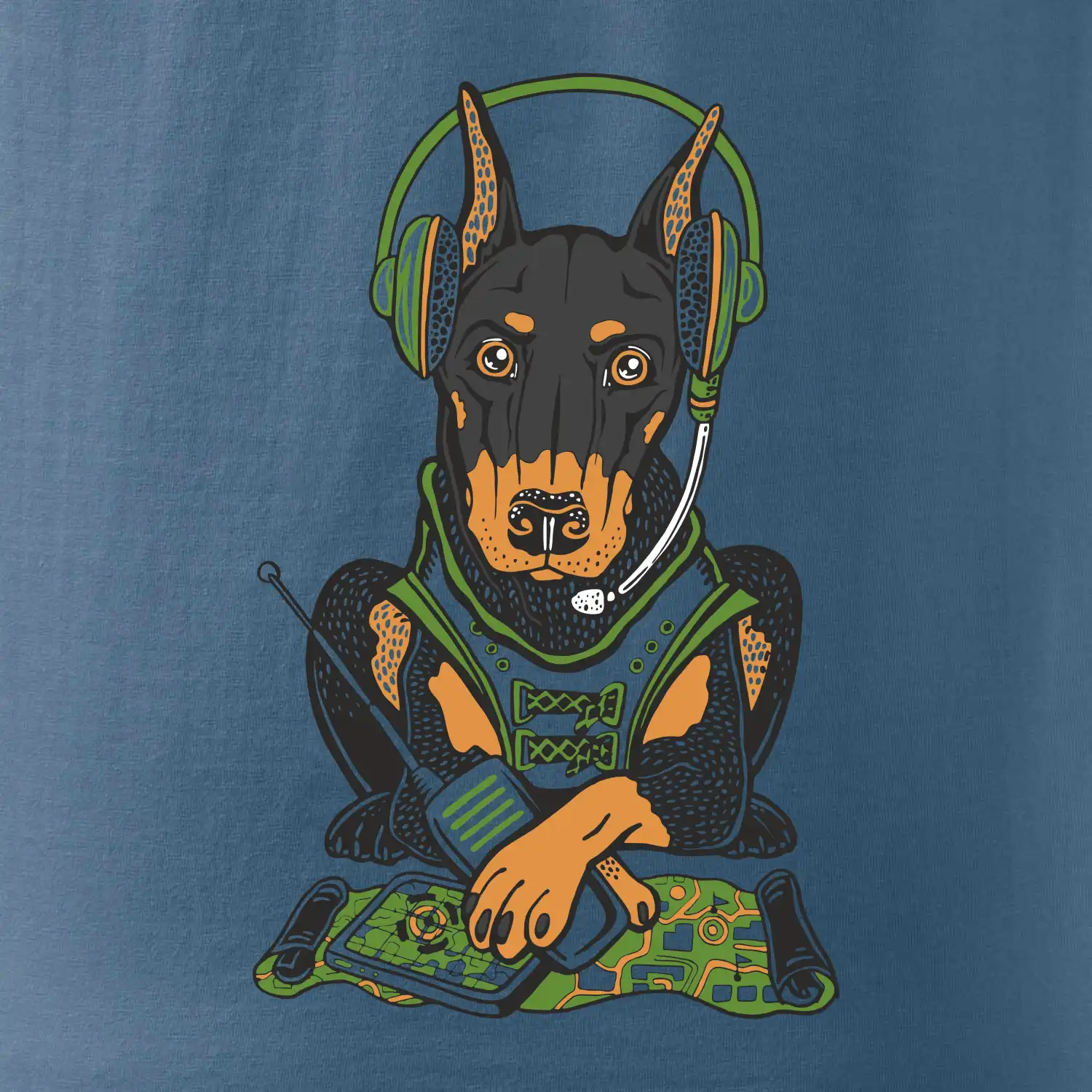 Bojový dobrman (Pecka design)