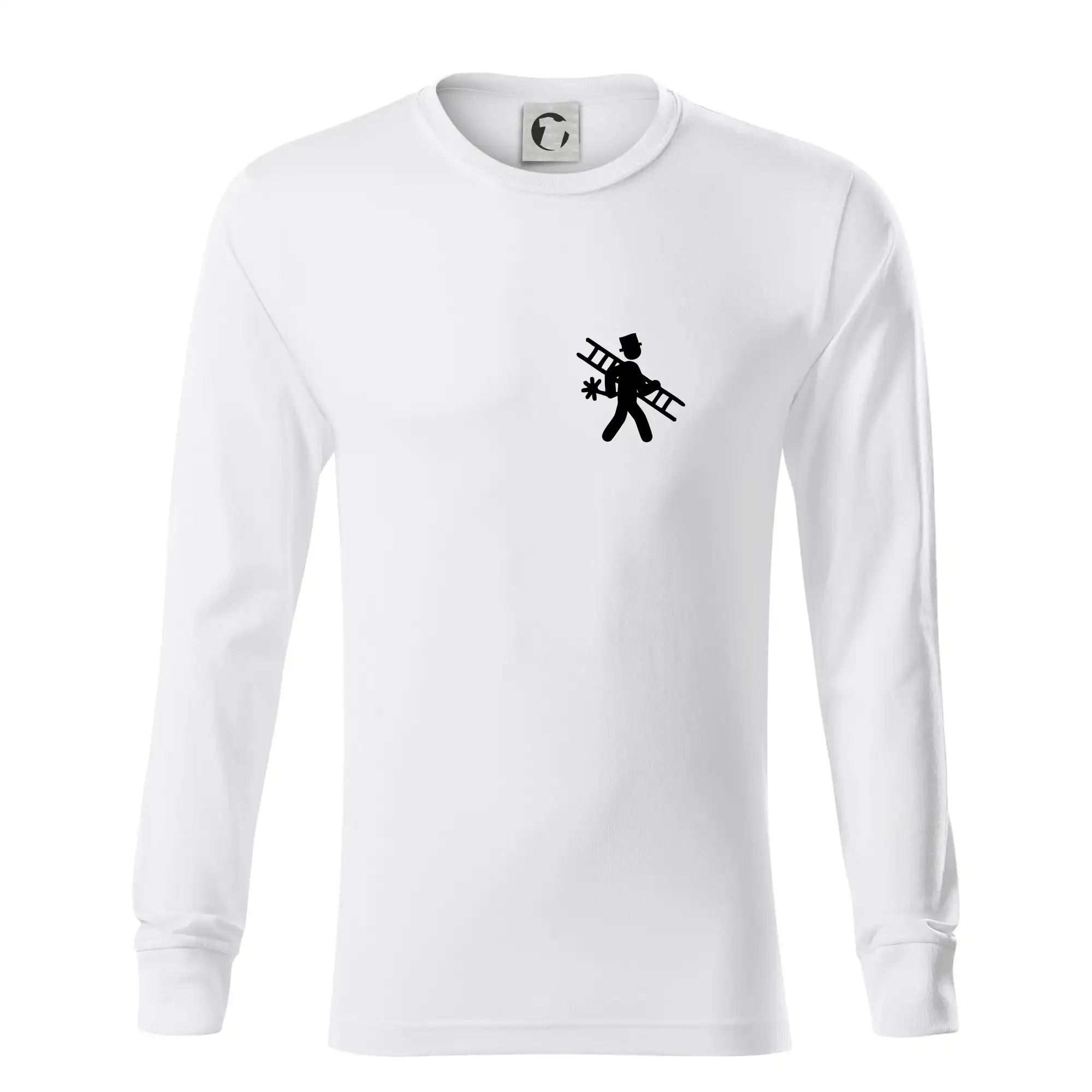 Kominík logo + nápis na zádech