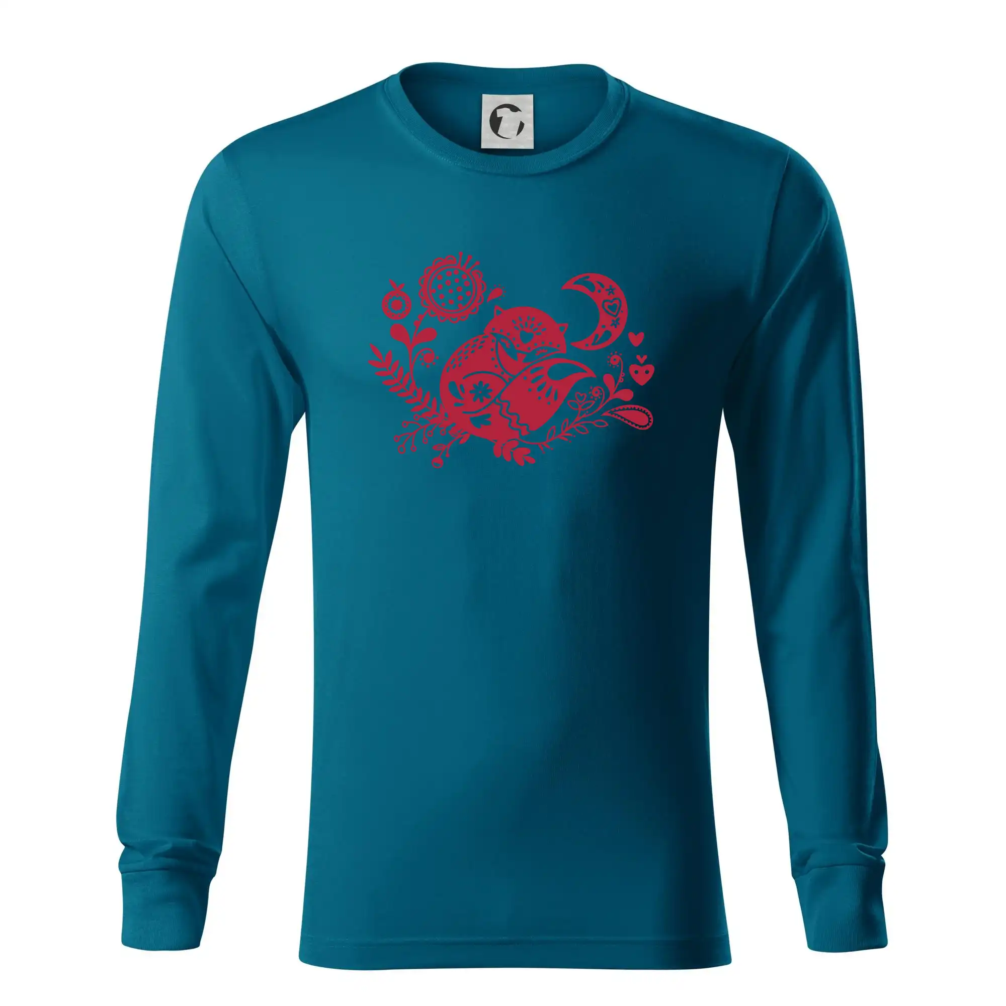 Folklór - Folklór - spiaca líška - Tričko s dlhým rukávom LS R05