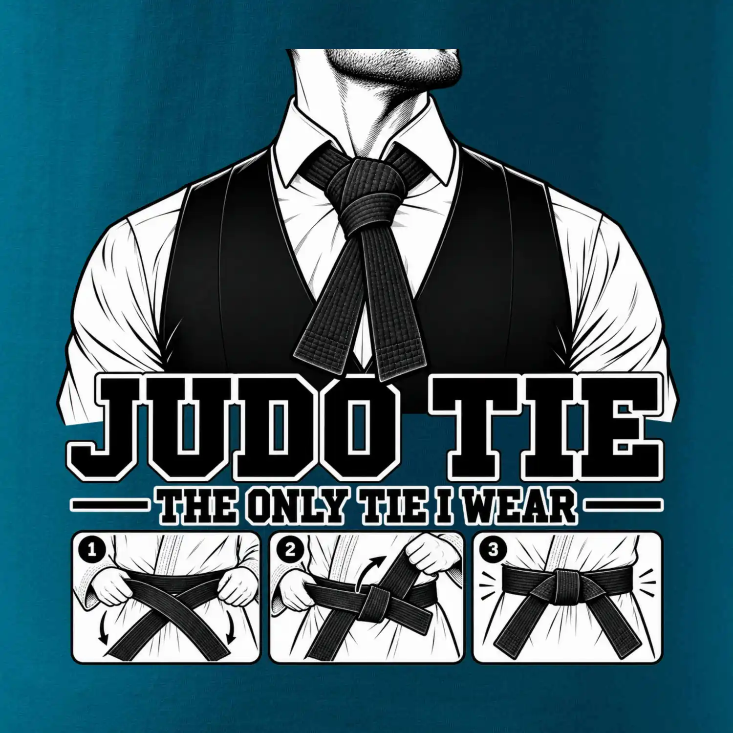 Judo tie jediná kravata