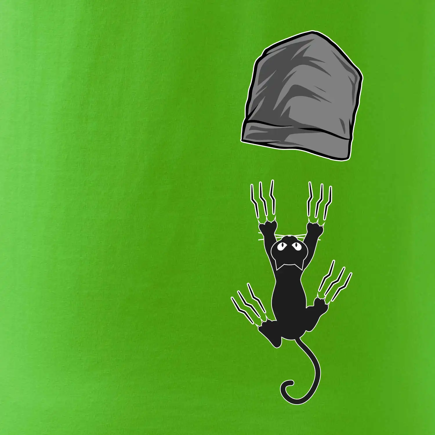 Kočka vypadla z kapsy