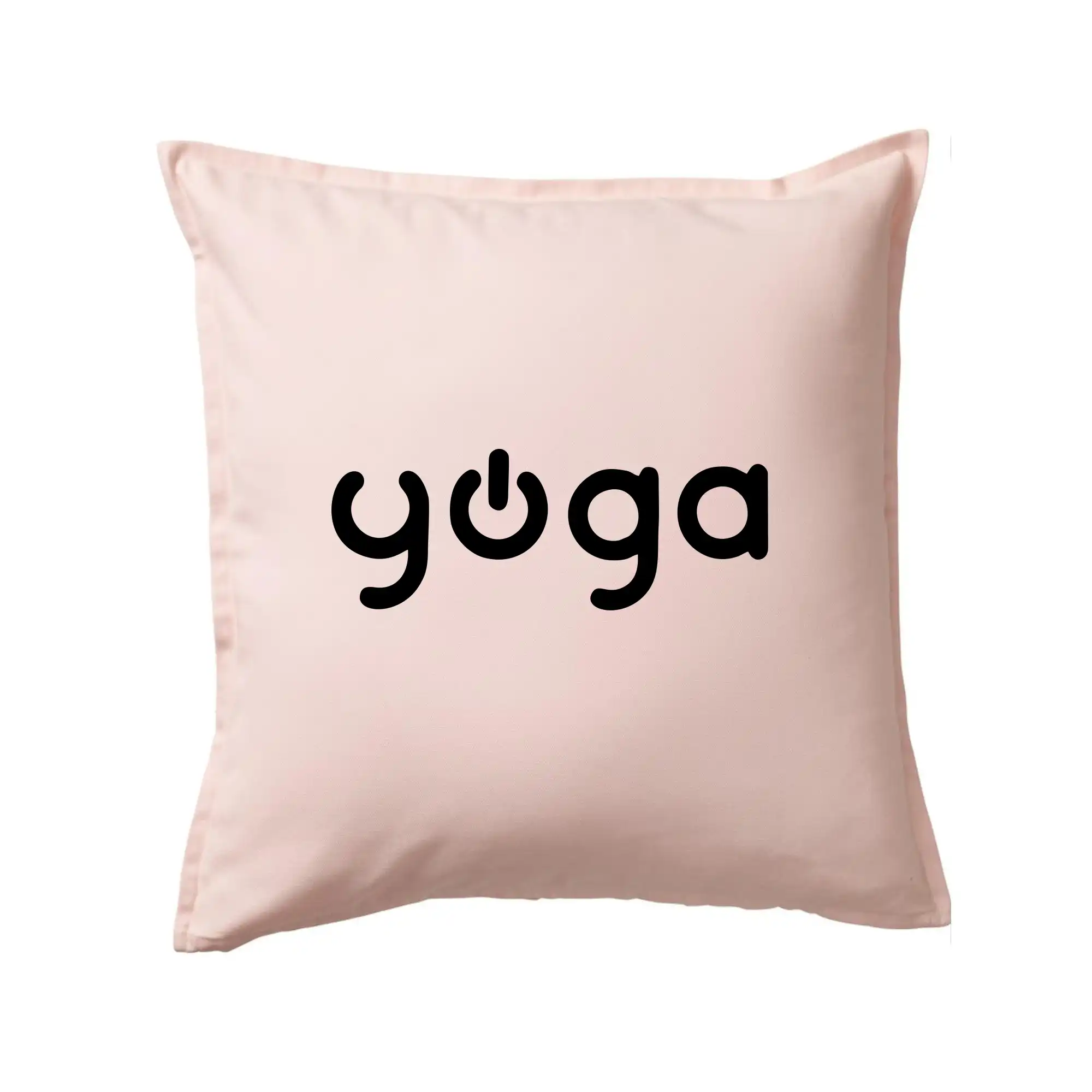 Tričká na jógu - Power yoga logo - Vankúš 50x50