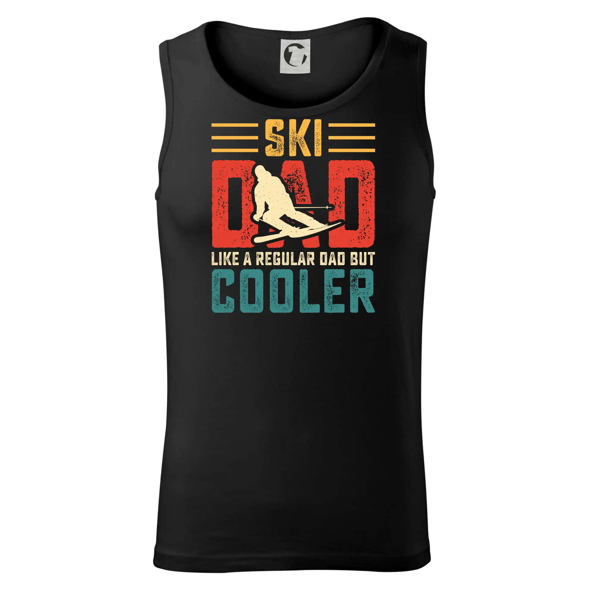 Ski dad like a regular dad but cooler