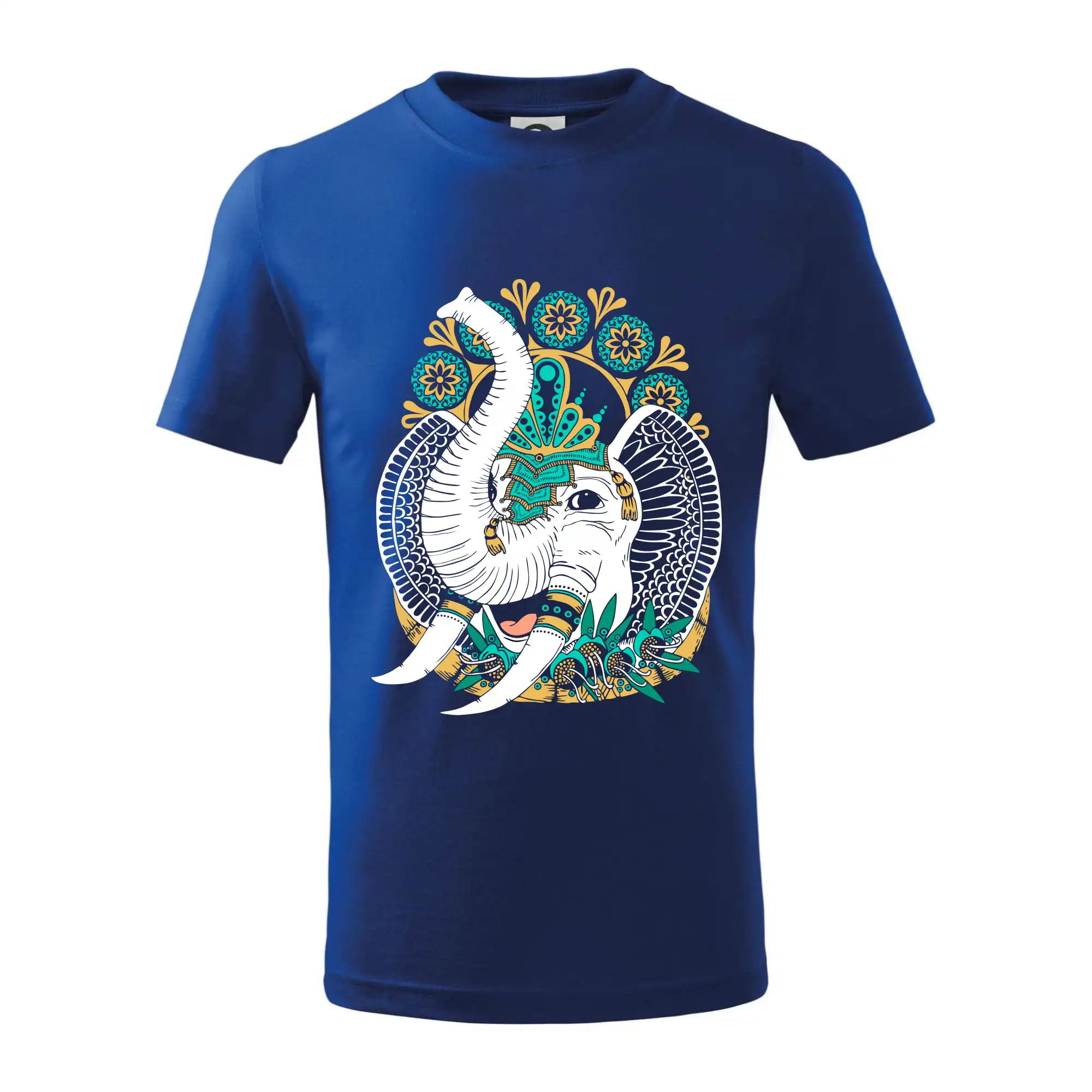Tričká so zvieratami - Sloník pre šťastie (Pecka Design) - Tričko detské bavlnené