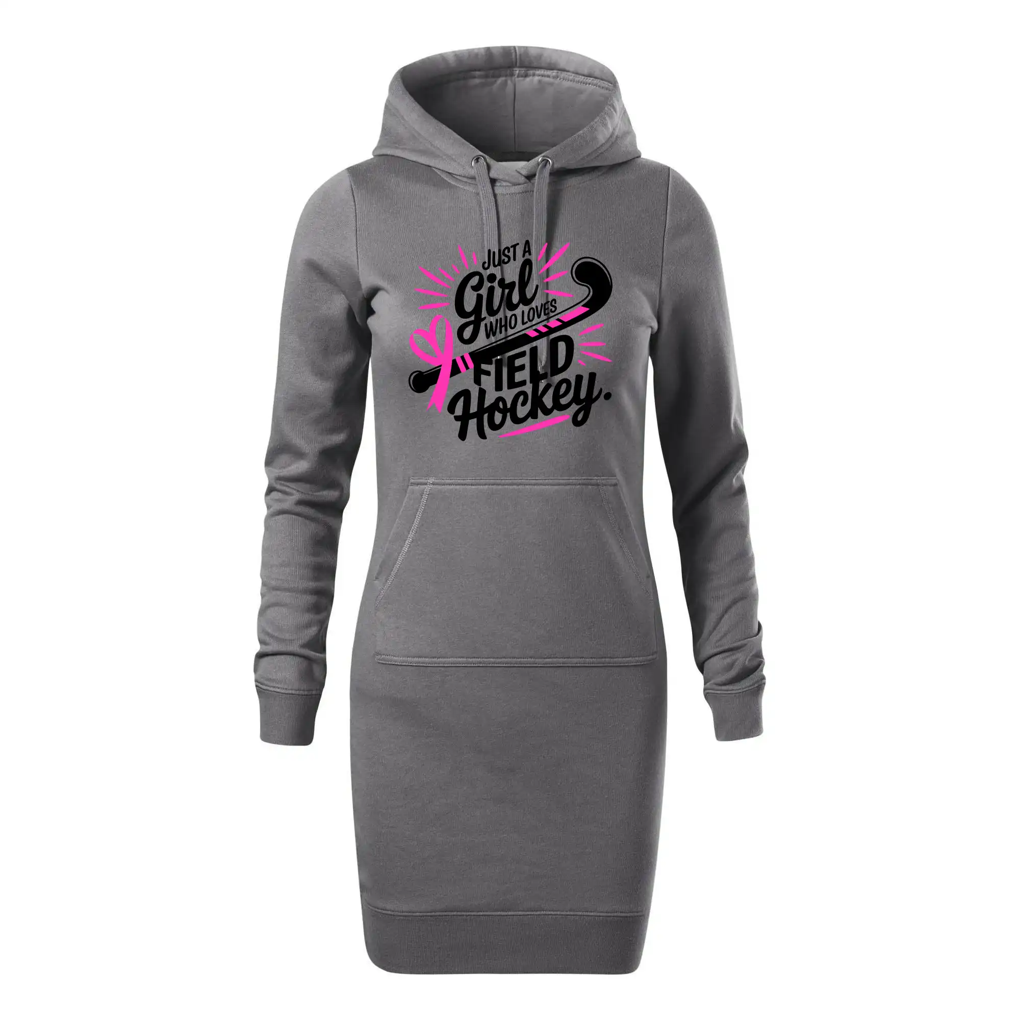 Just a girl who loves field hockey černo růžové