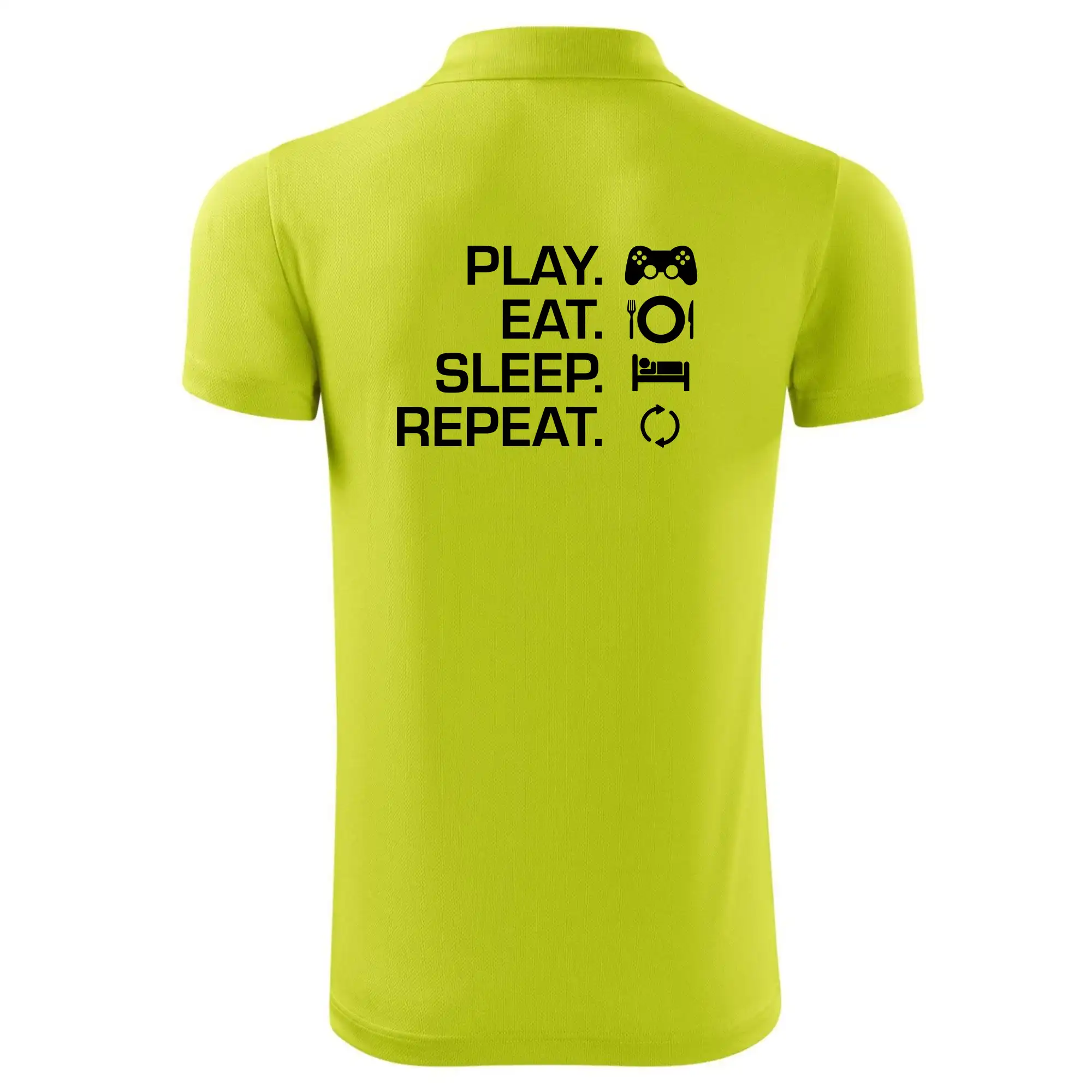 Eat sleep repeat - Play Eat Sleep Repeat game - Polokošeľa Victory (športové)