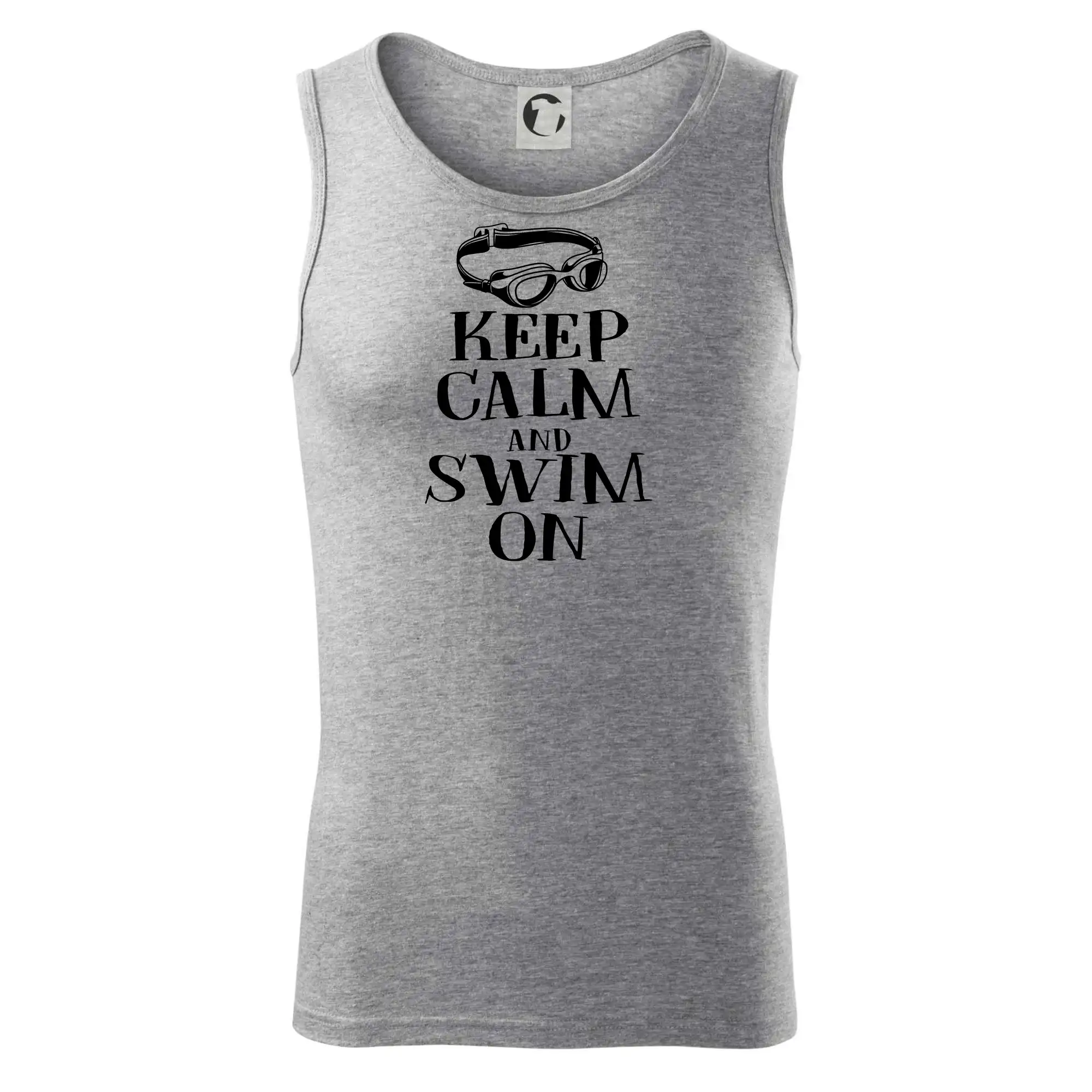 Keep calm and swim on