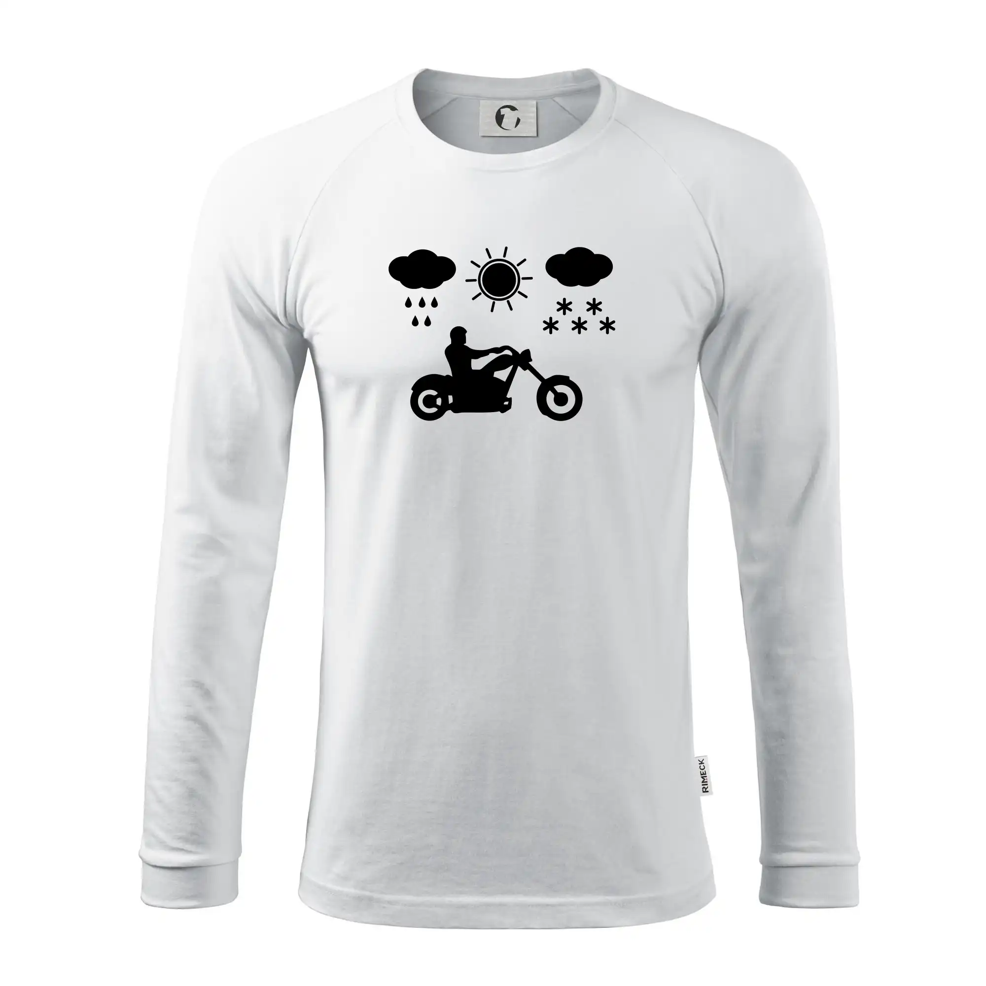 Motorkář za každého počasí - chopper