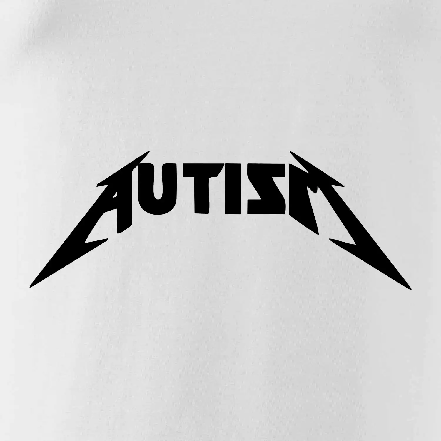 Autism rock nápis
