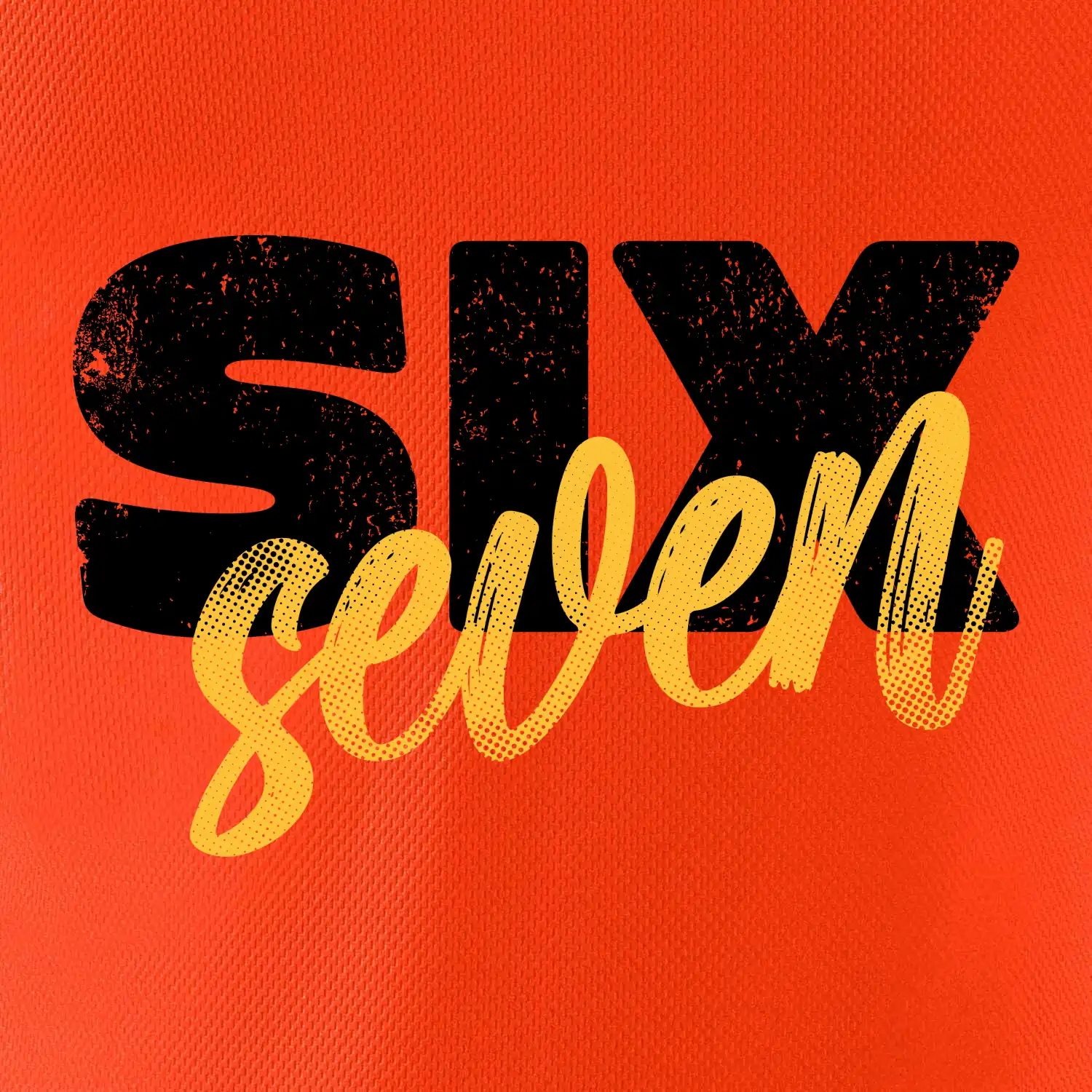 Six seven - písmo