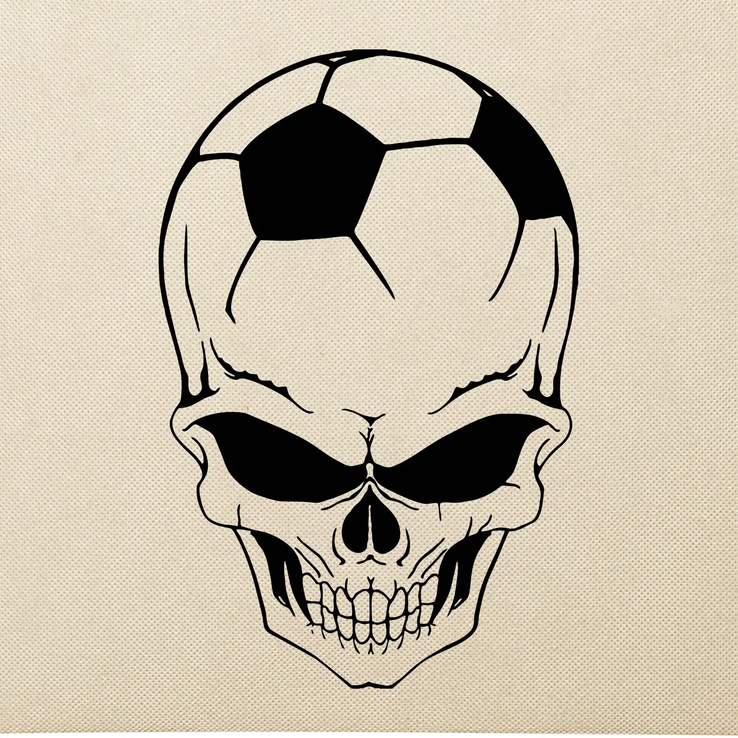 Fotbal lebka míč