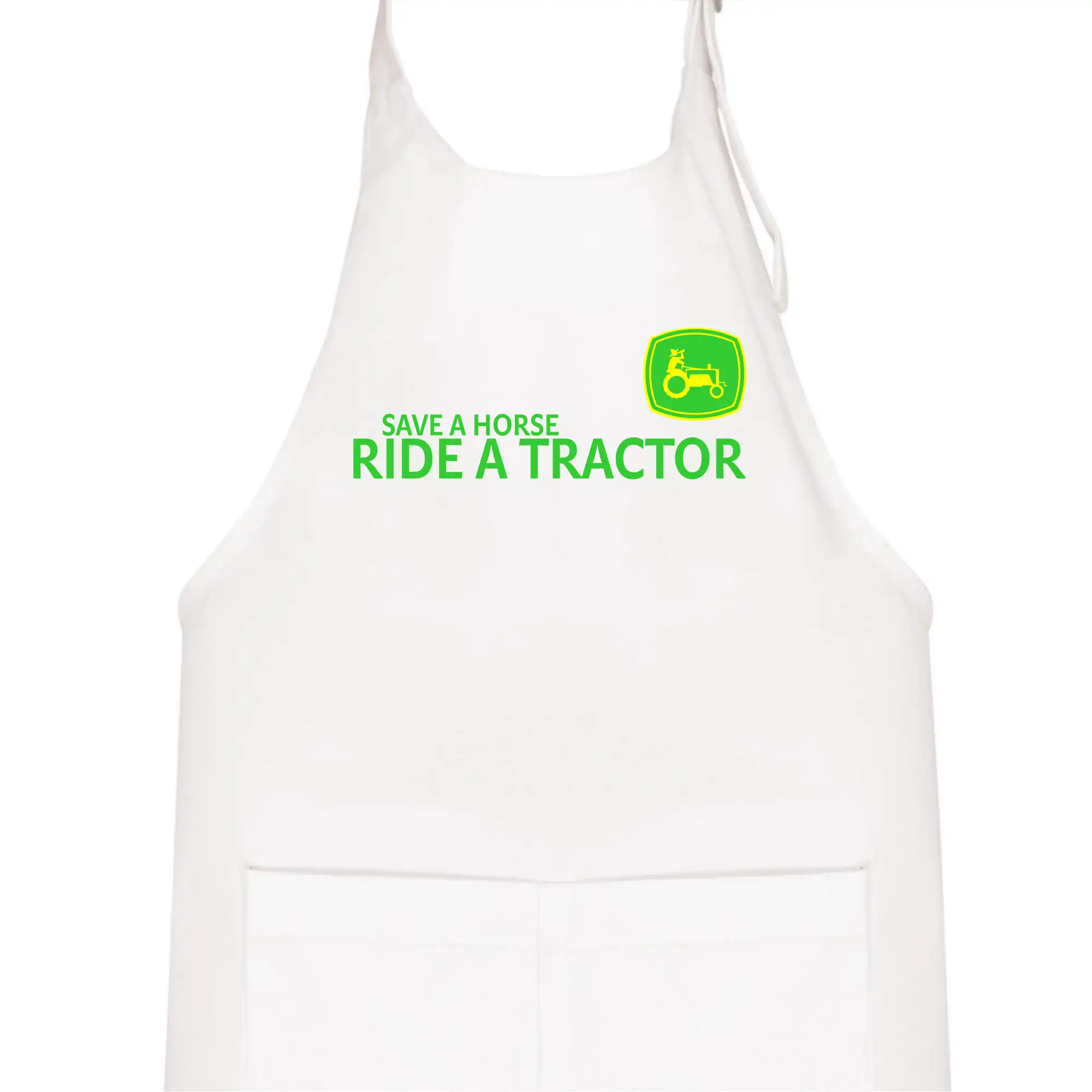 Save horse, ride tractor