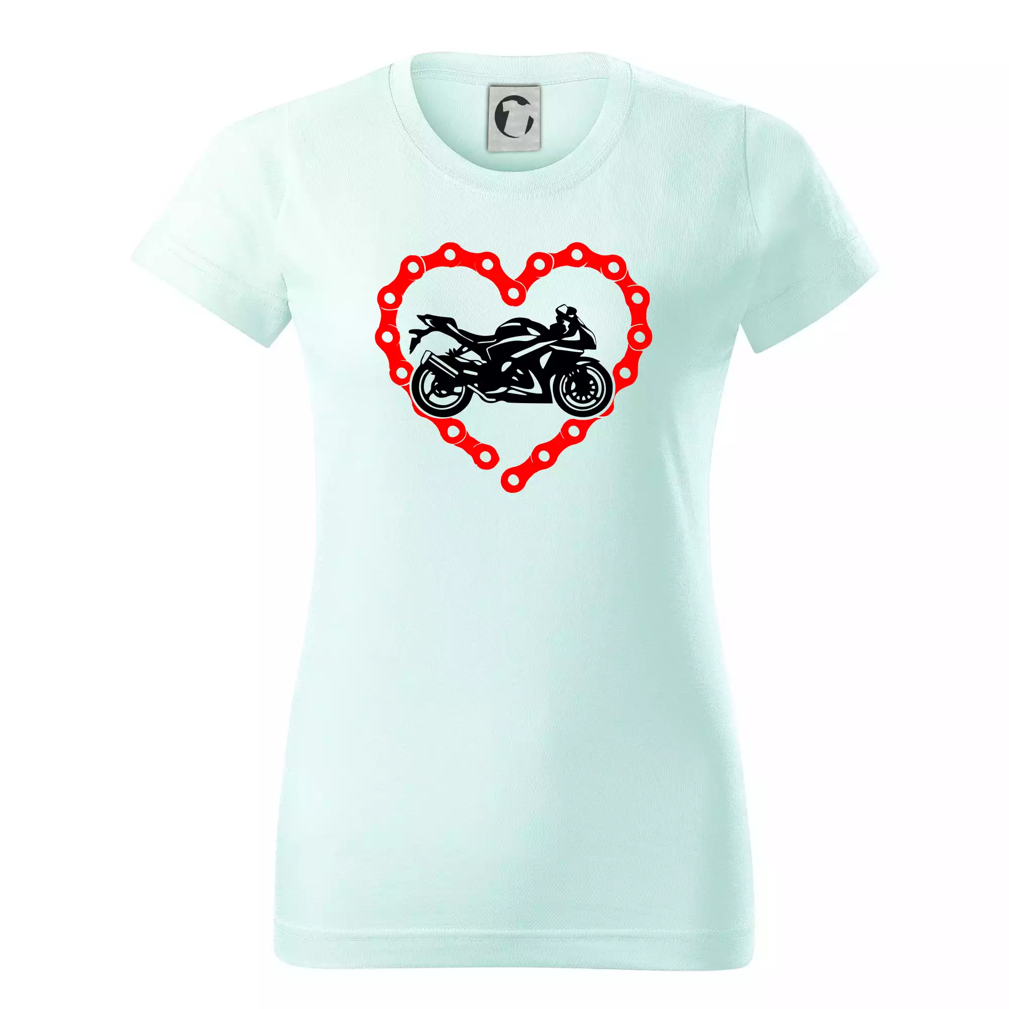 Moto srdce řetěz - silniční