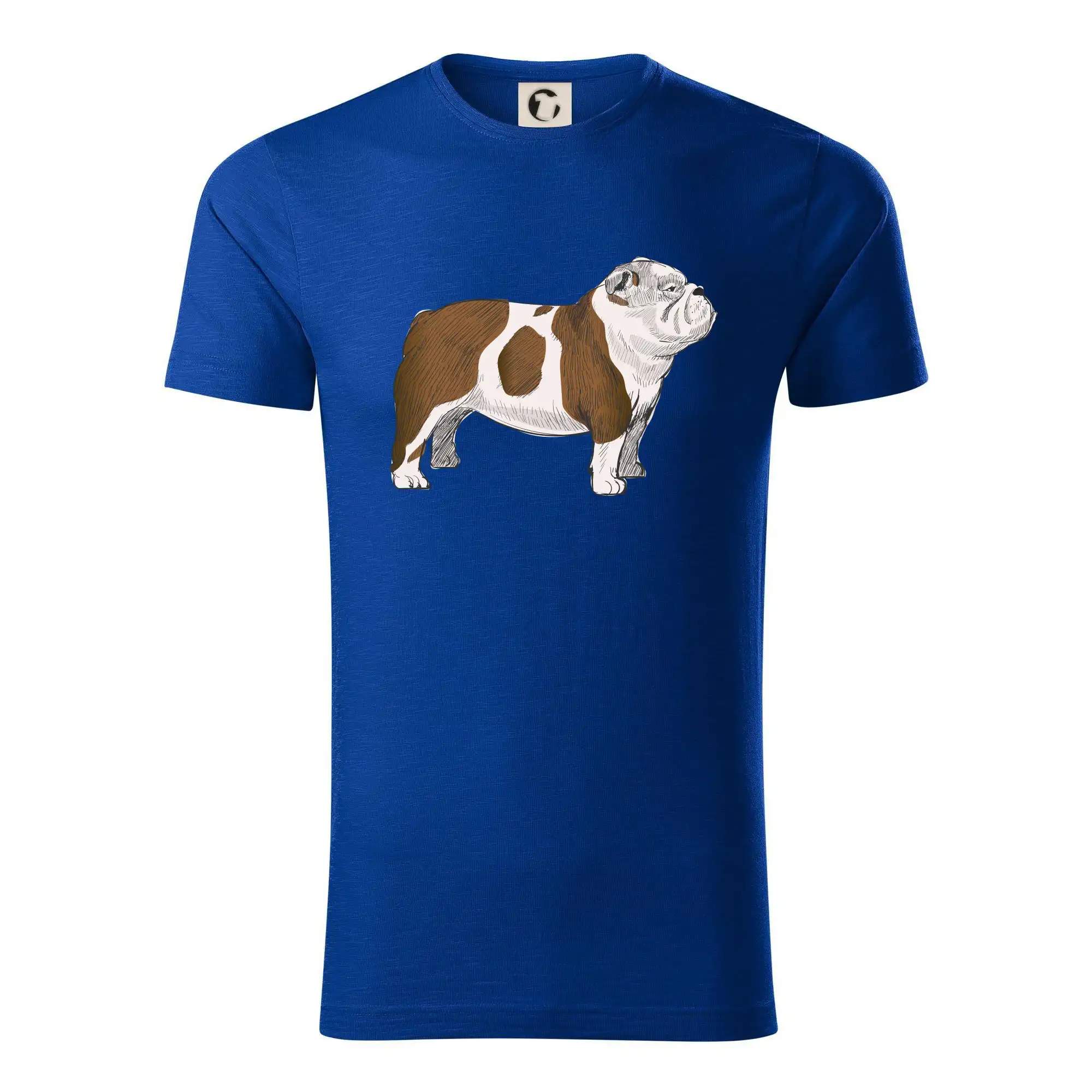 Ostatné psie plemená - Vintage English bulldog - Tričko z organickej bavlny