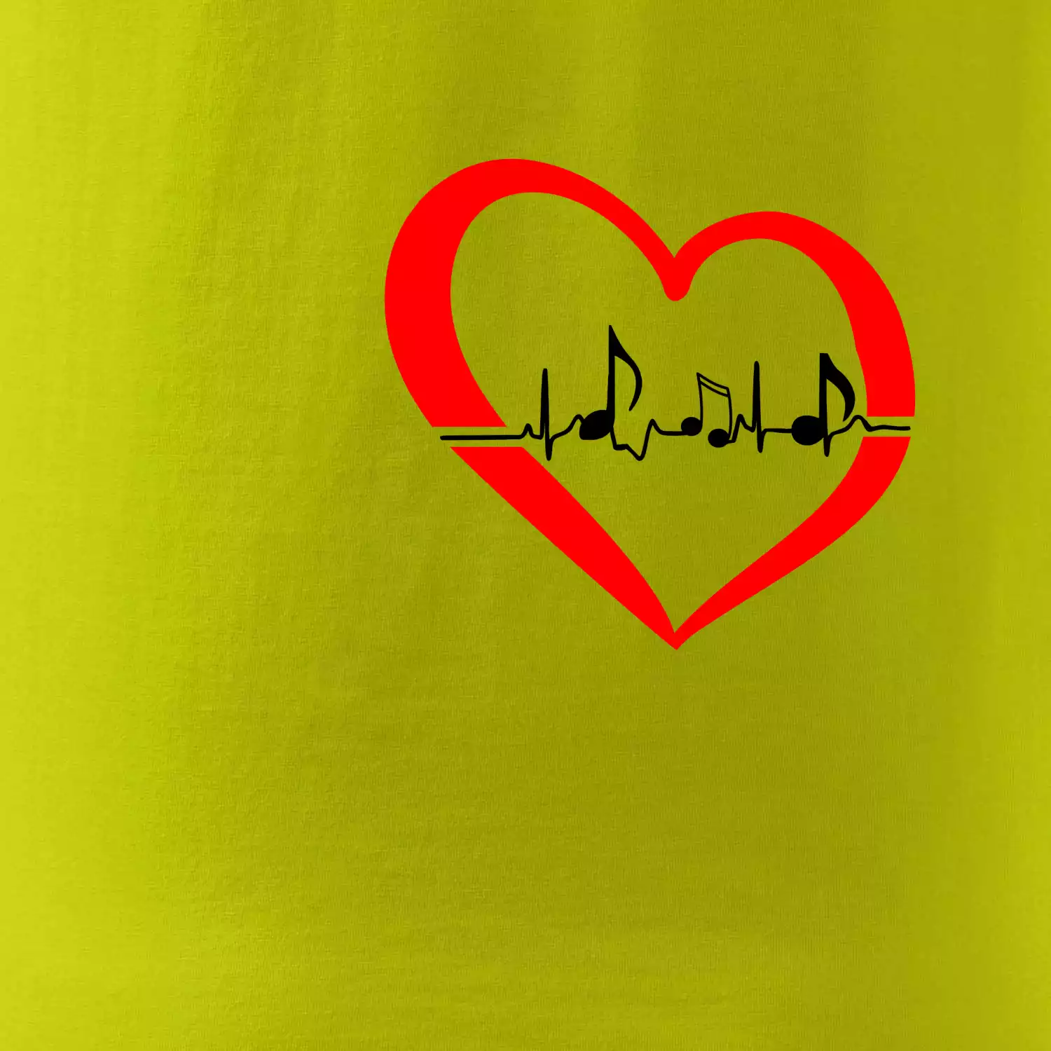 Moje srdce bije pro hudbu - srdce malé