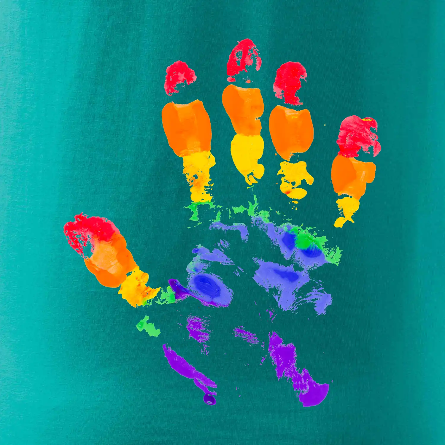 LGBT hand print