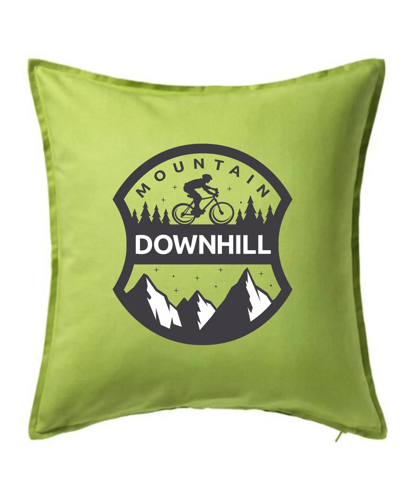 Tričko ako darček pre cyklistu - MTB downhill erb - Vankúš 50x50