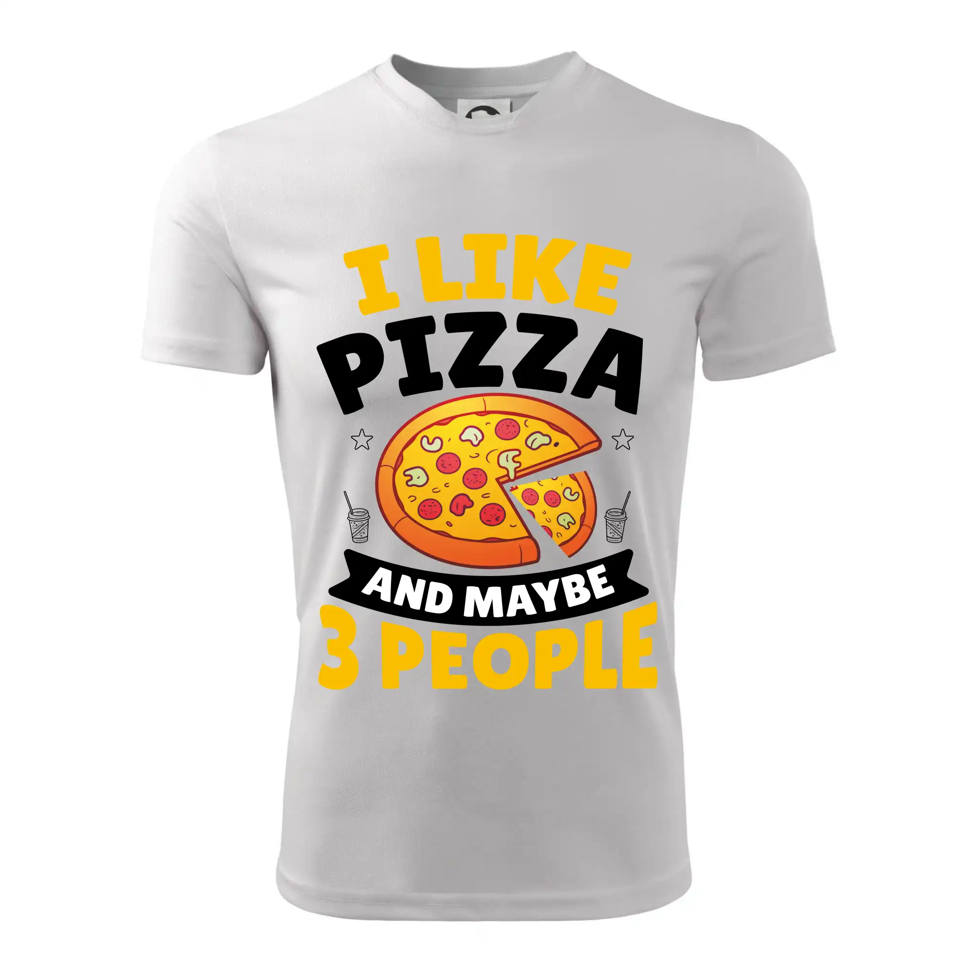 I like pizza and maybe 3 people