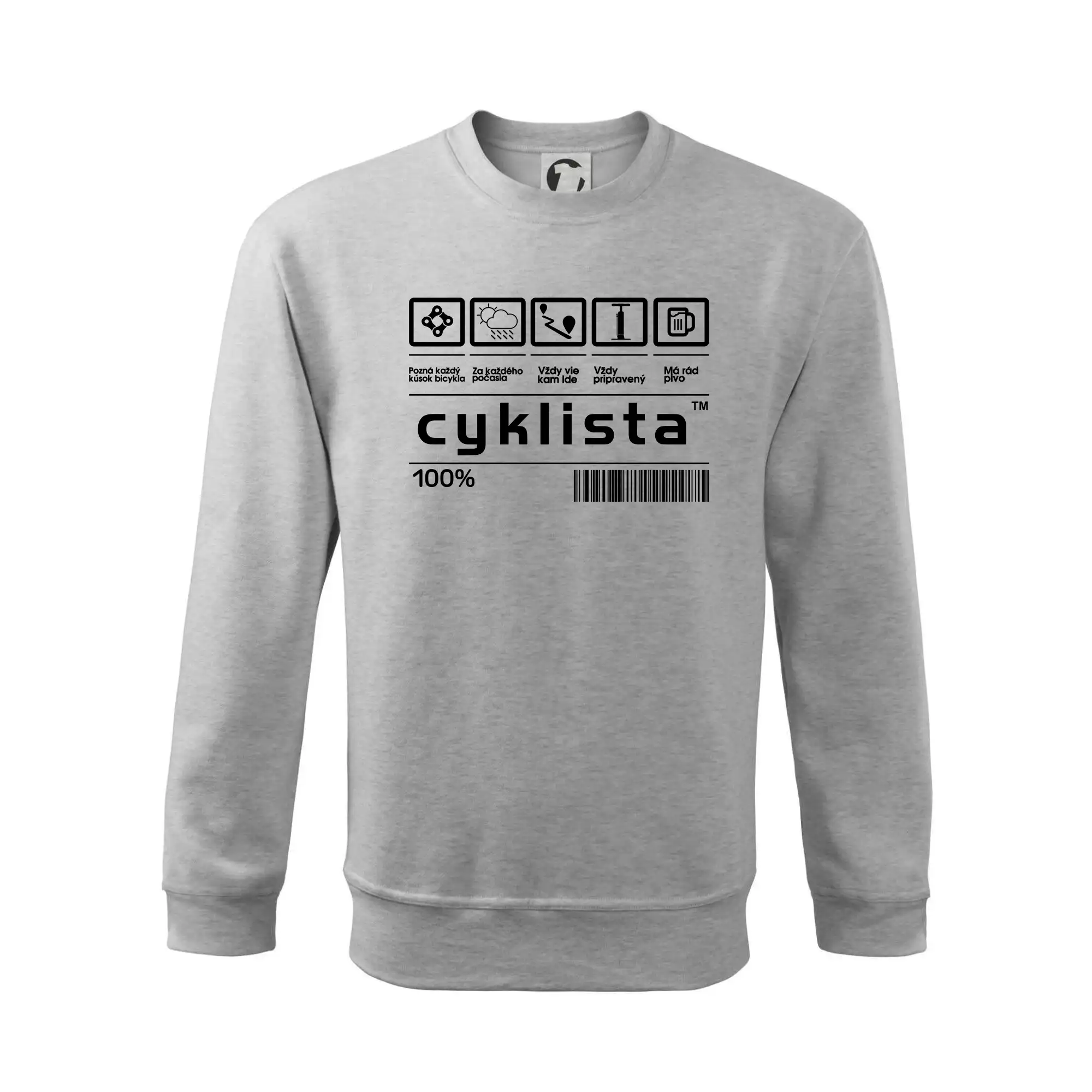 Čiarový kód - cyklista