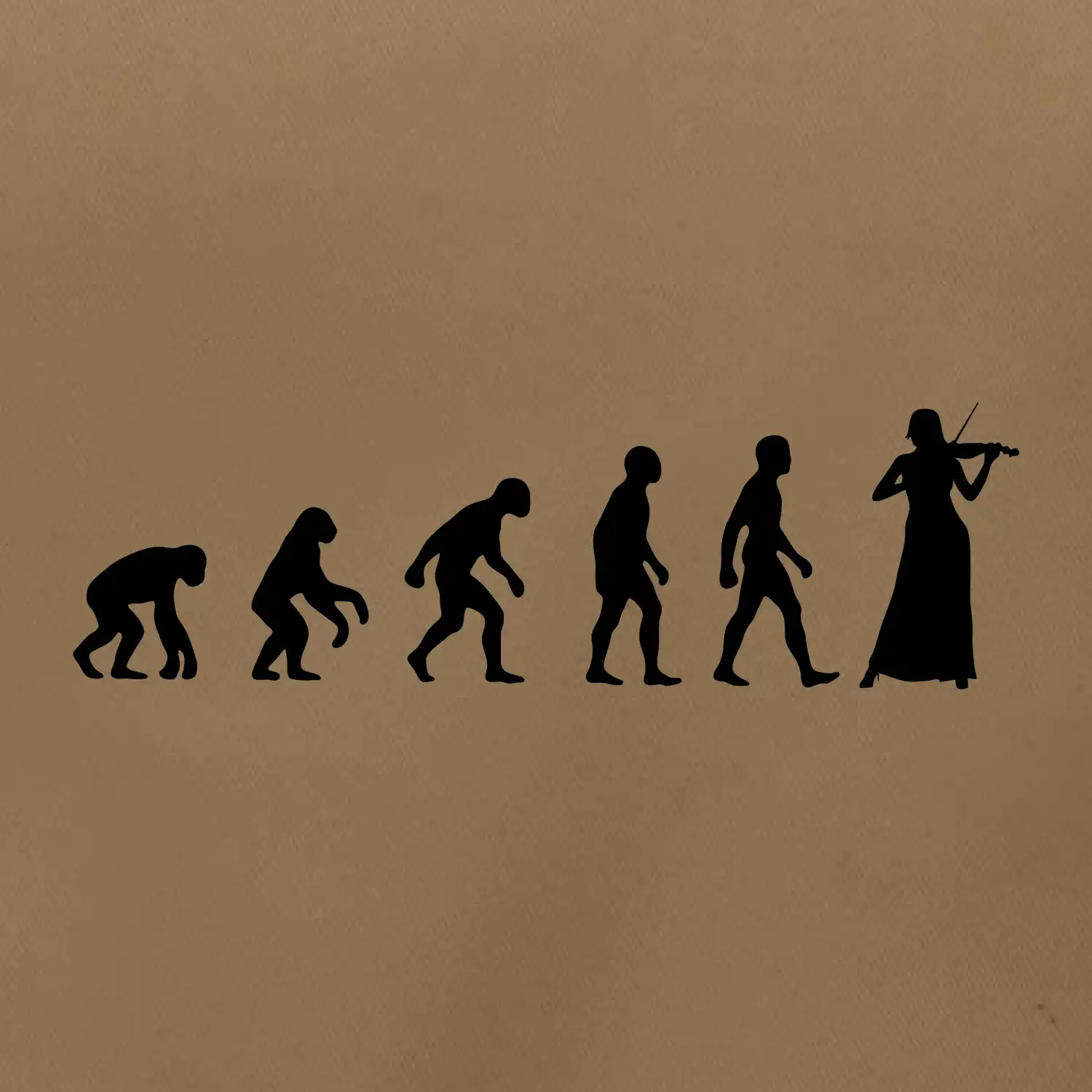 Evoluce houslistka
