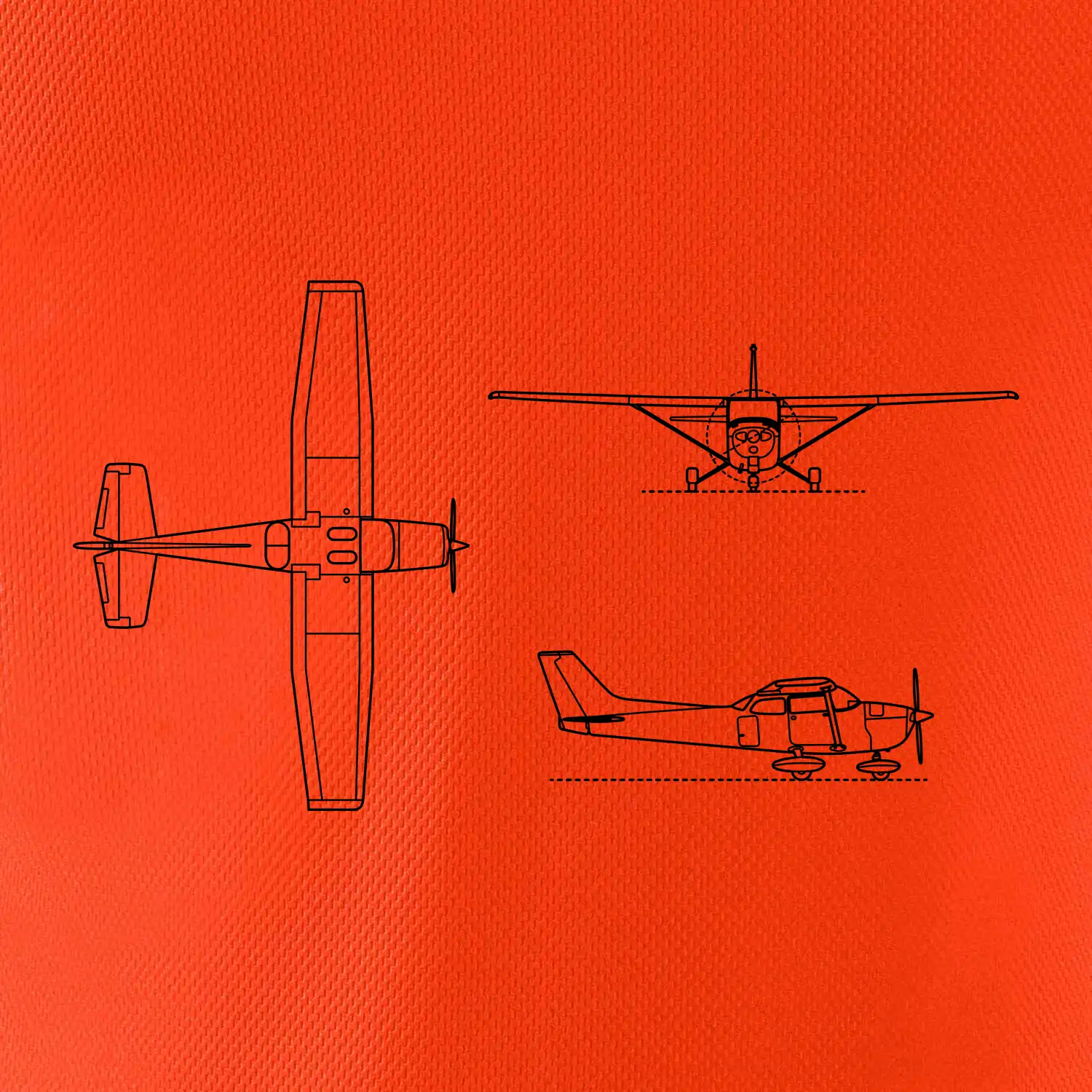 Obrys Cessna 172 Skyhawk