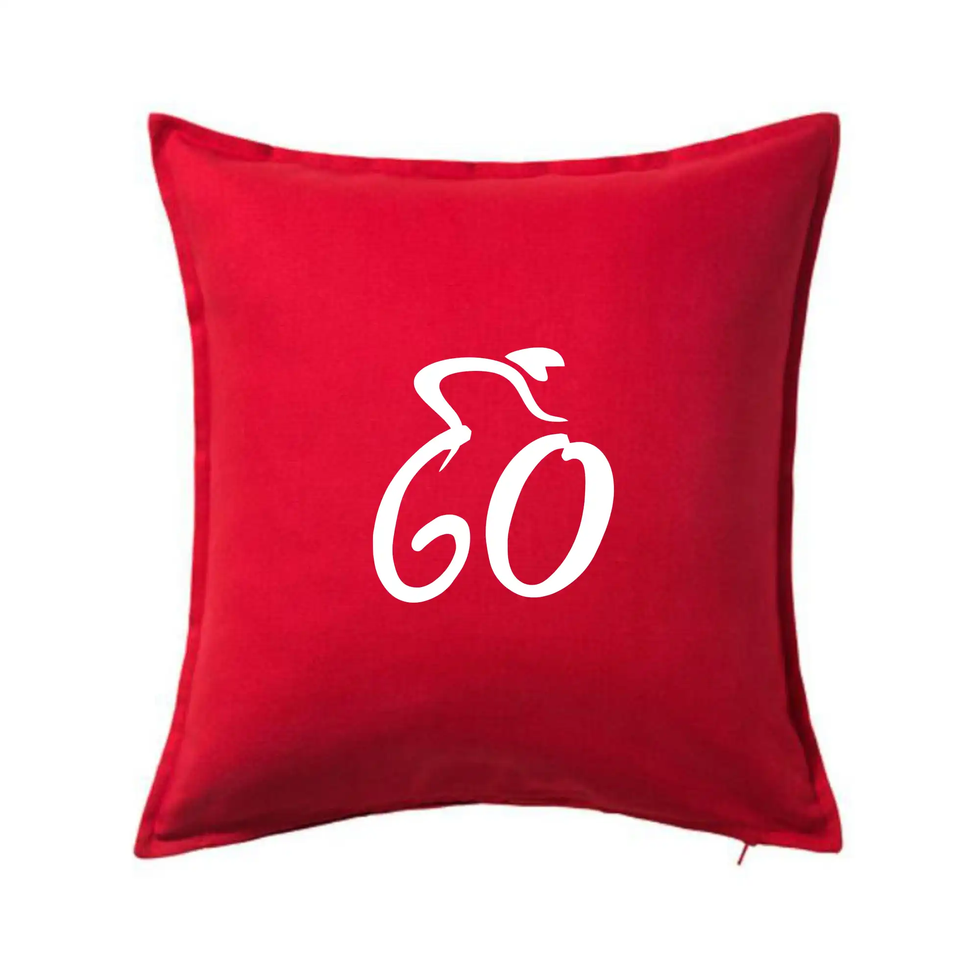 Tričko ako darček pre cyklistu - Cyklista oslavuje šesťdesiatku (60) - Vankúš 50x50