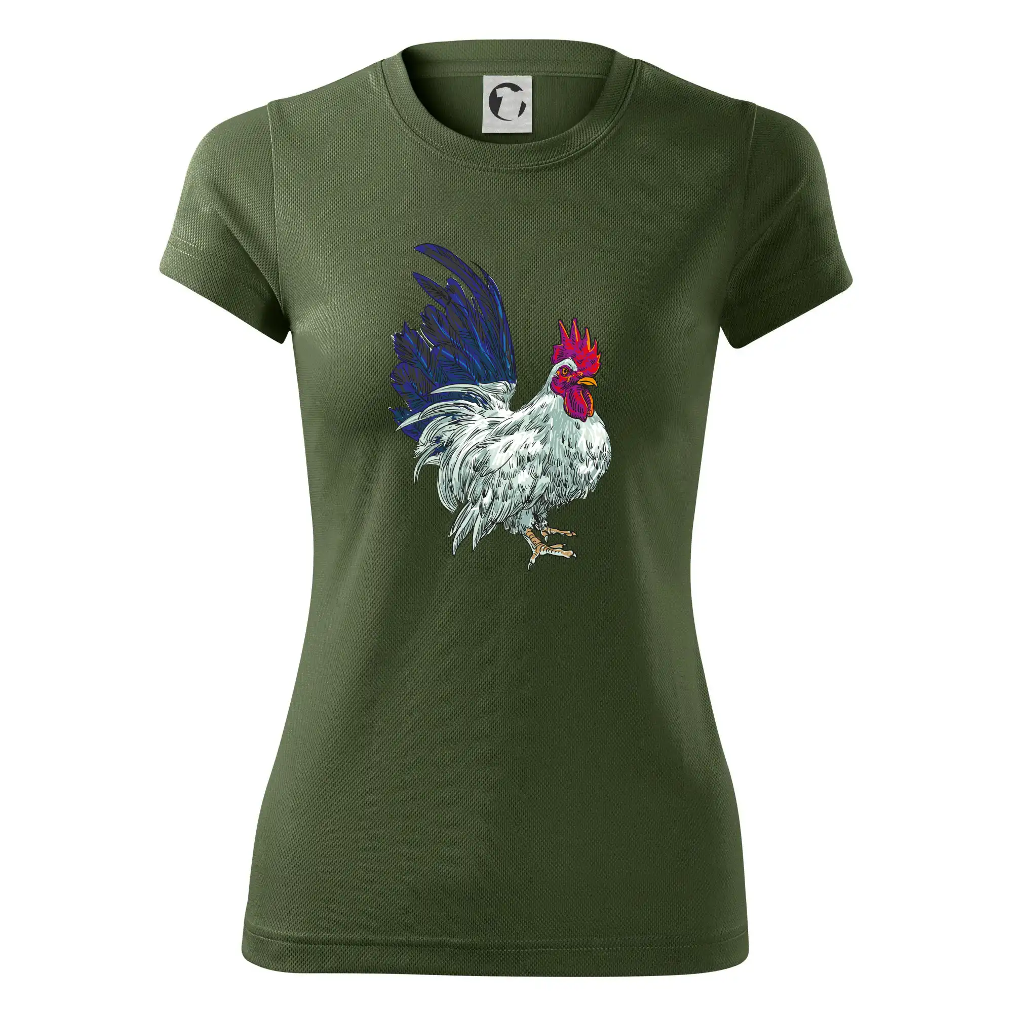 Kohout kreslený bílý