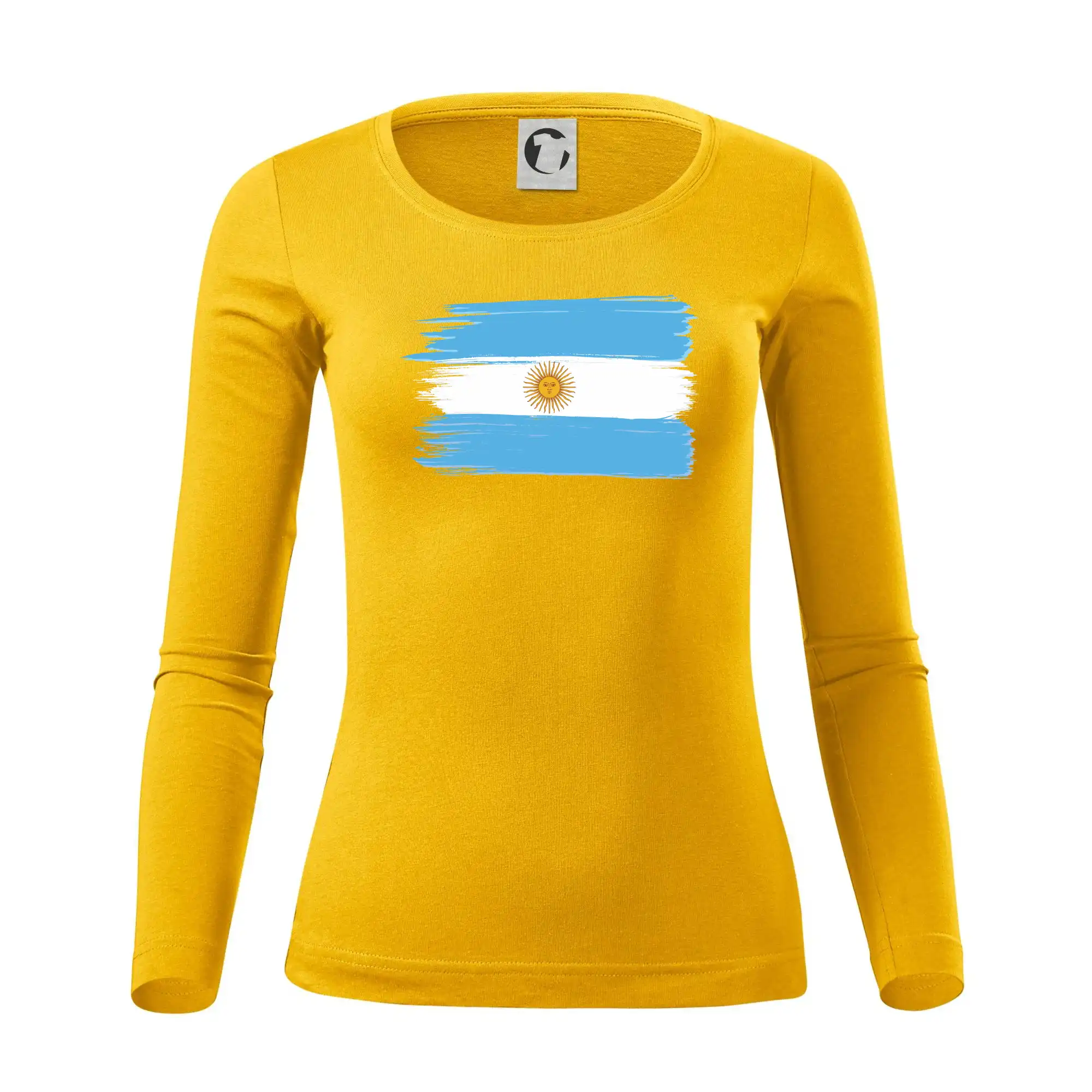 Argentina vlajka kreslená štětkou