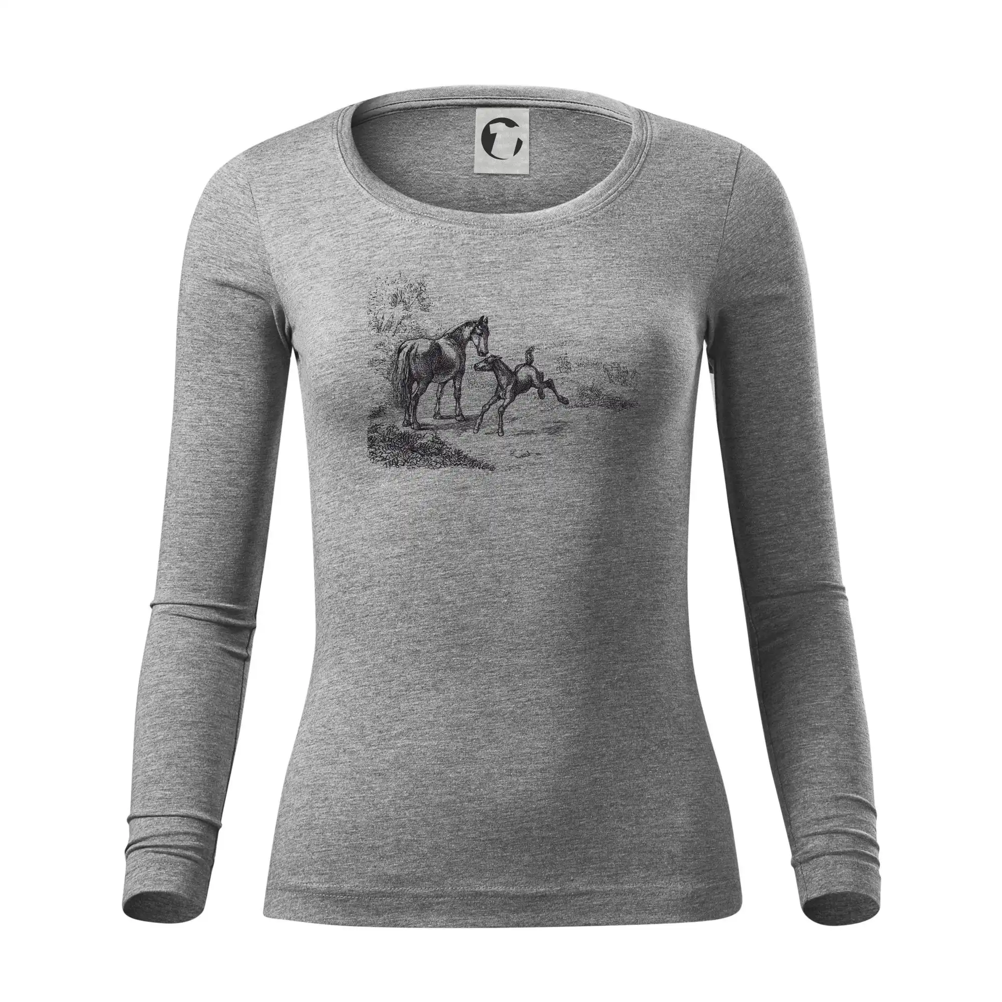 Kůň a hříbě malované