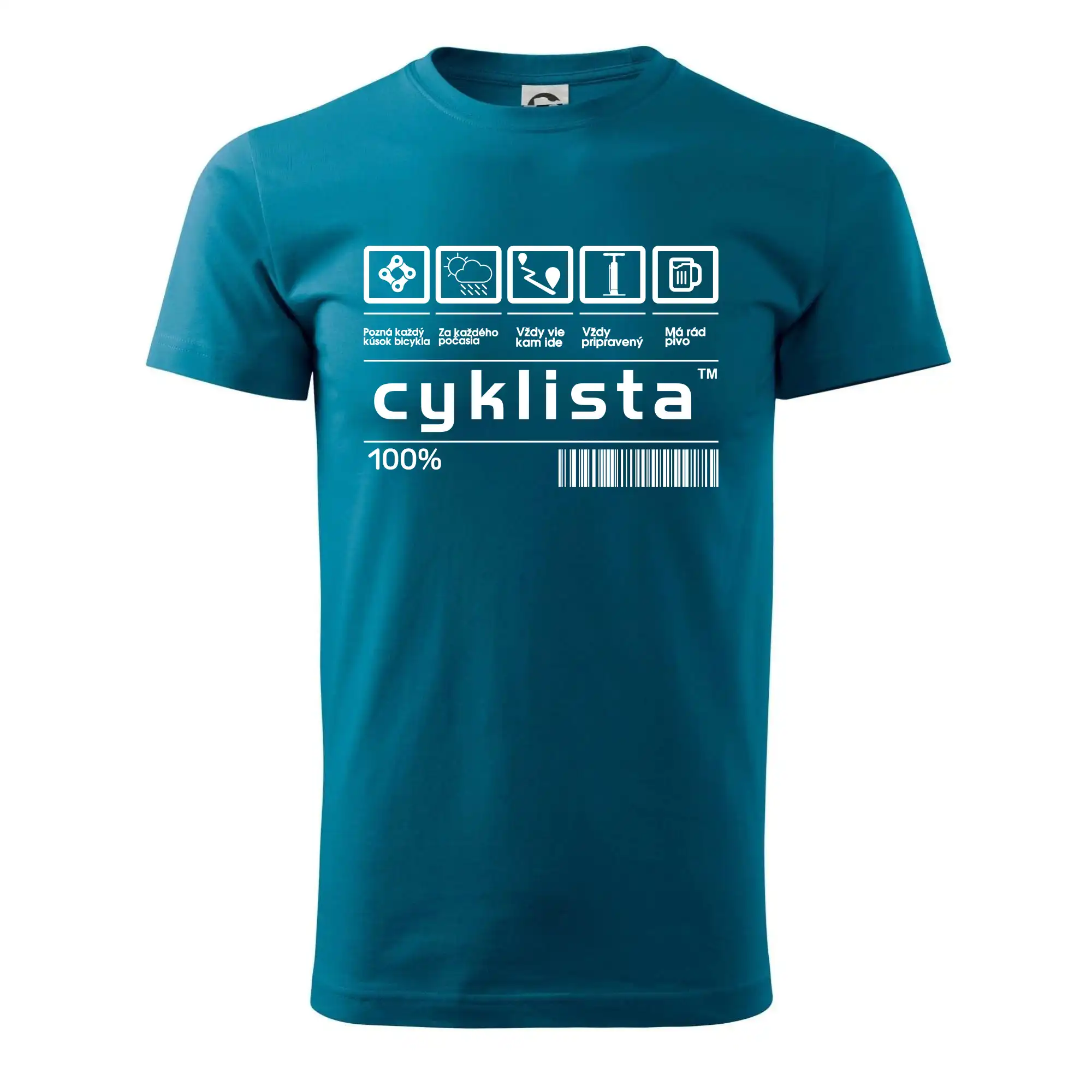 Čiarový kód - cyklista