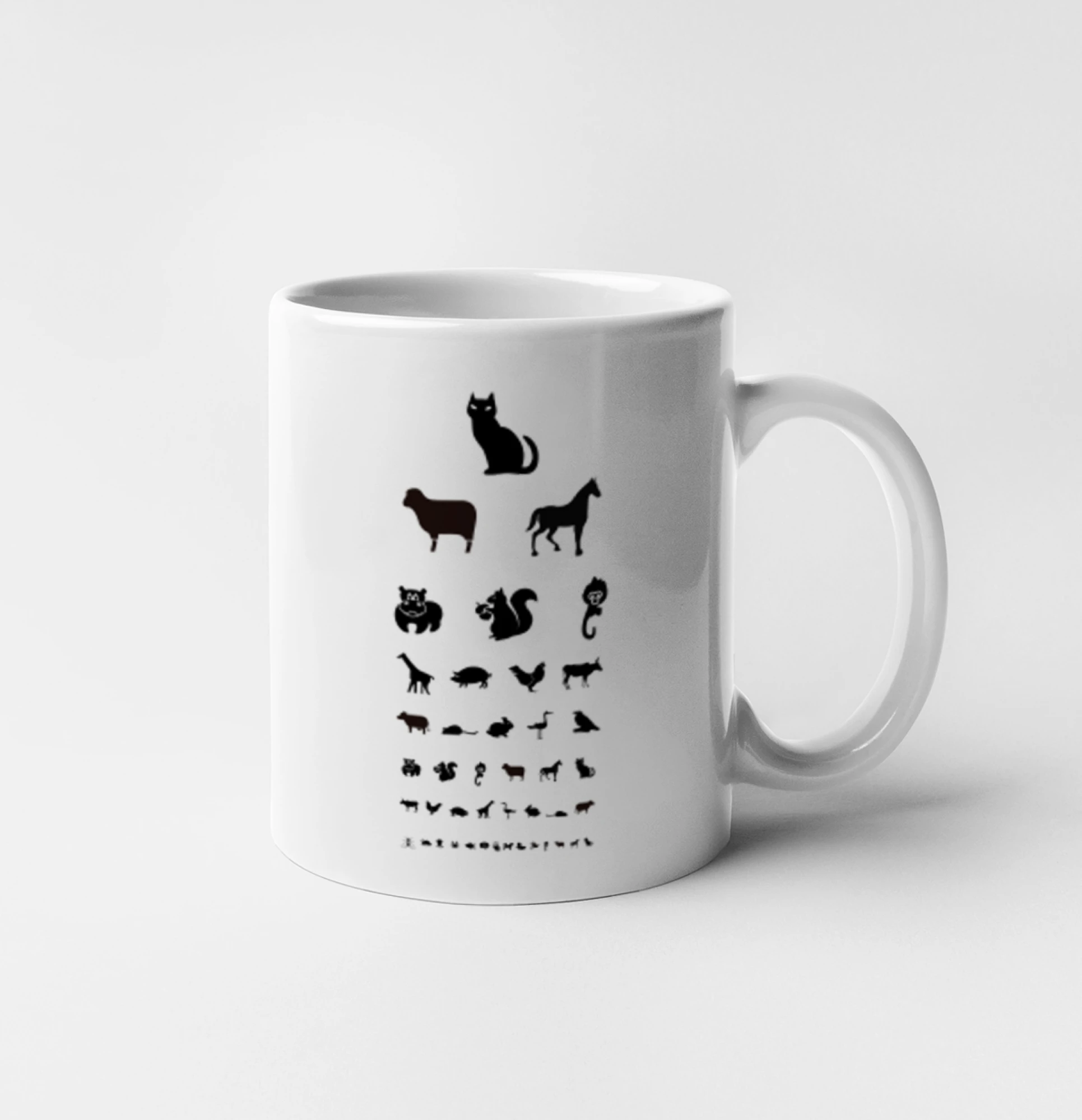 Oční test zvířatka