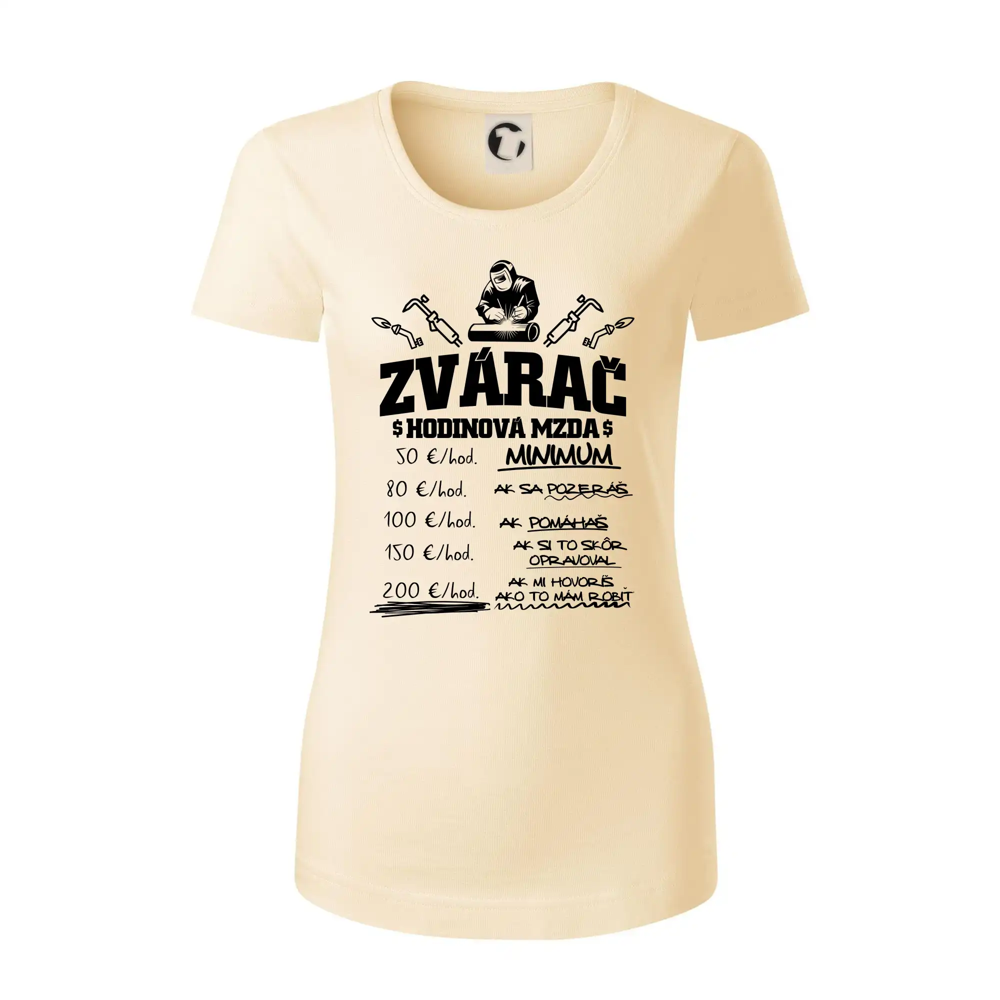 Hodinová mzda zvárač