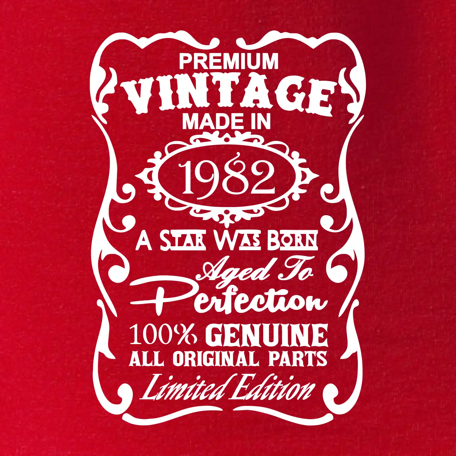 Vintage Etiketa - 1982